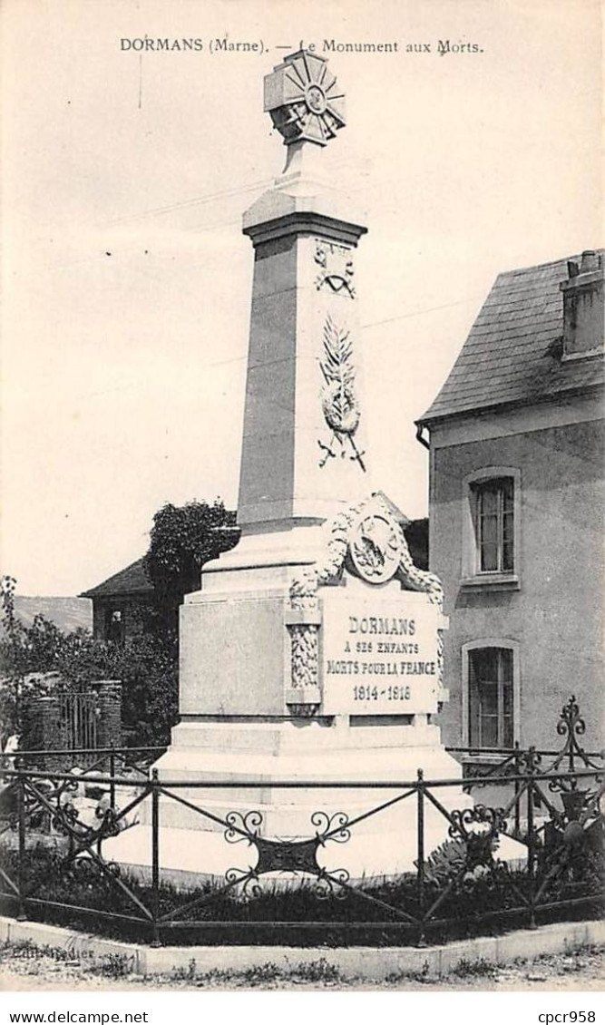 51 - DORMANS - SAN44881 - Le Monument Aux Morts - Dormans