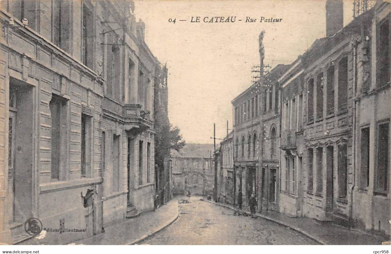 59 - LE CATEAU - SAN44989 - Rue Pasteur - Le Cateau