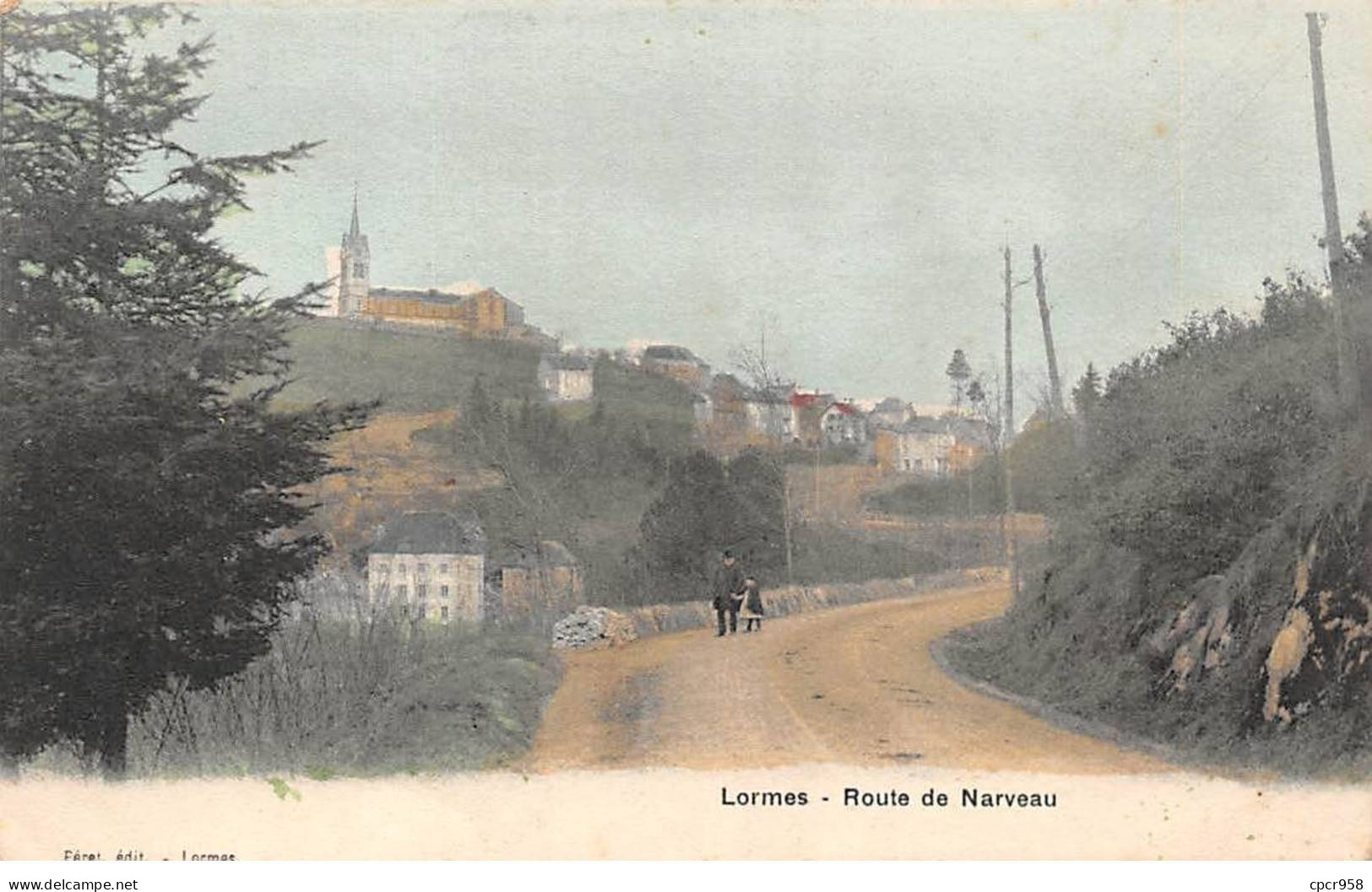 58 - LORMES - SAN44979 - Route De Narveau - Lormes
