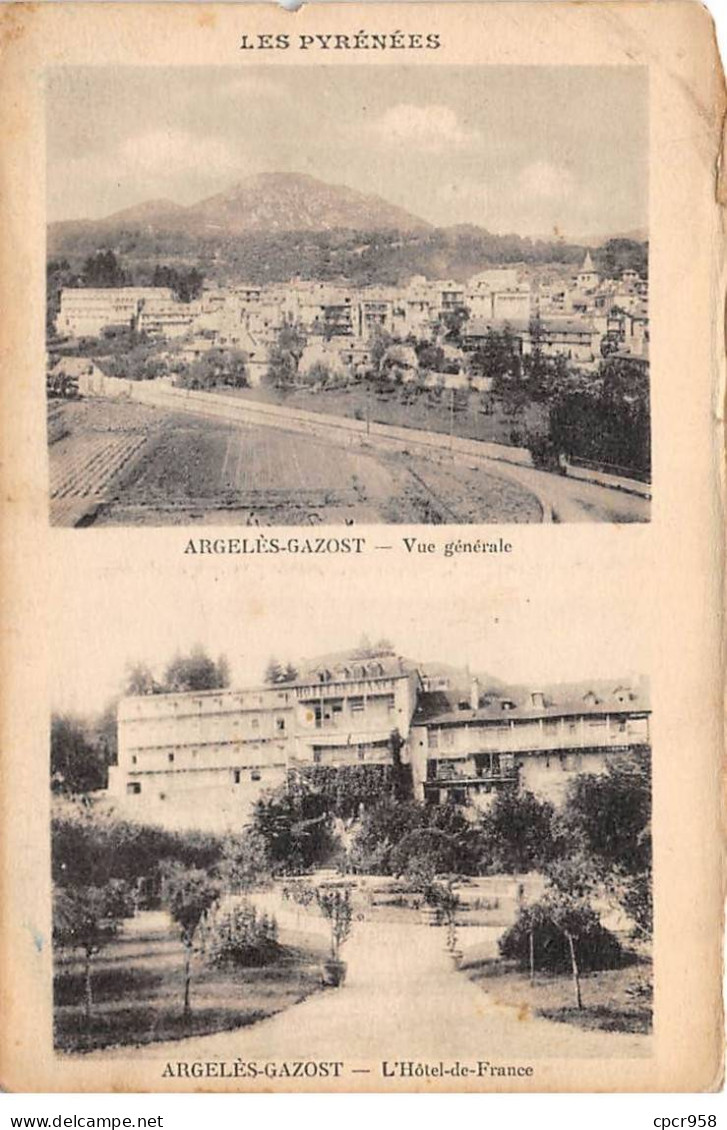 65 - ARGELES GAZOST - SAN45089 - Vue Générale - Hôtel De France - Argeles Gazost