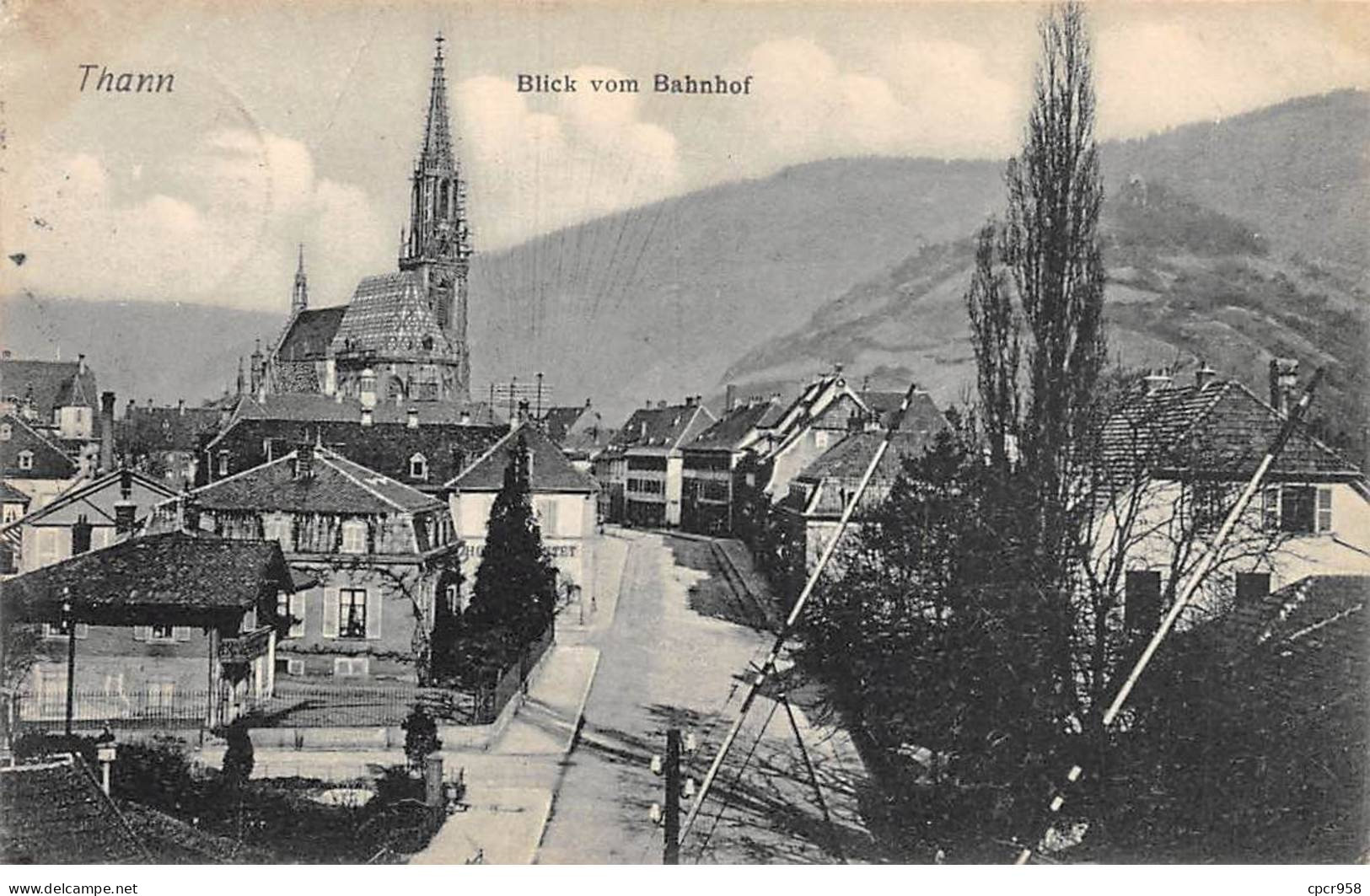 68 - THANN - SAN45111 - Blick Vom Bahnhof - En L'état - Thann