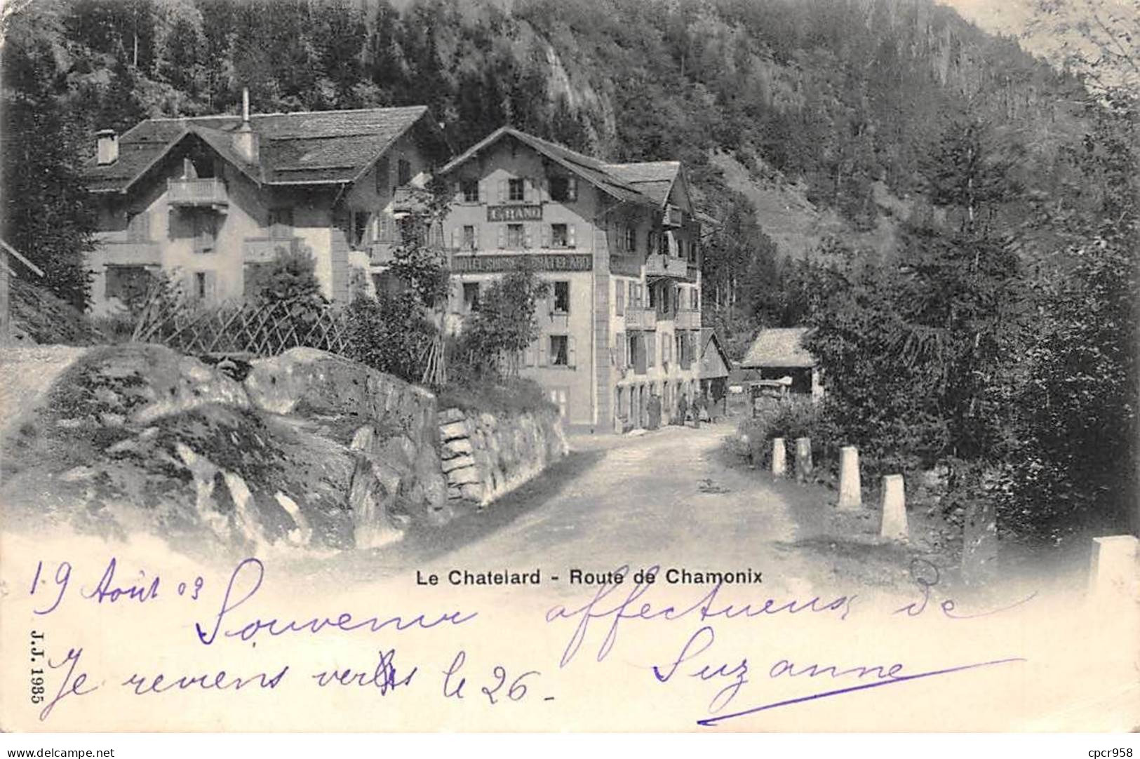 73 - LE CHATELARD - SAN45170 - Route De Chamonix - Le Chatelard