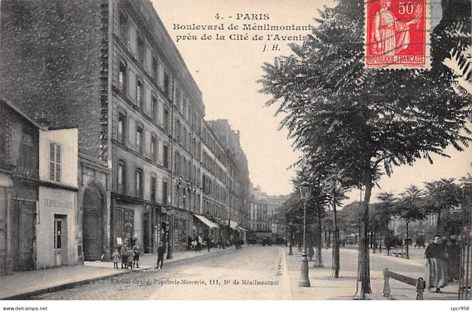 75011 - PARIS - SAN45217 - Boulevard De Ménilmontant Près De La Cité De L'Avenir - Distrito: 11