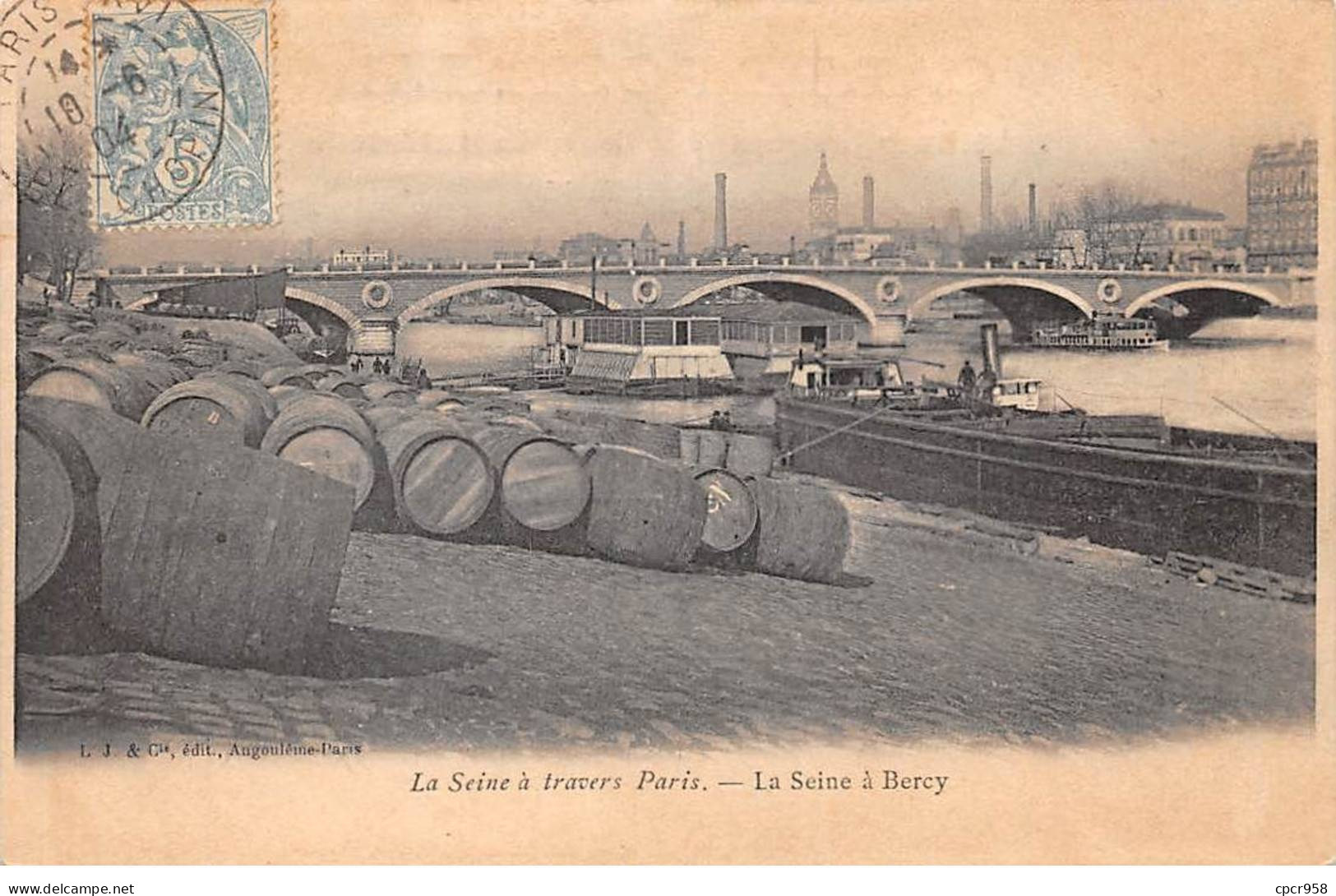 75012 - PARIS - SAN45224 - La Seine à Bercy - La Seine à Travers Paris - Paris (12)