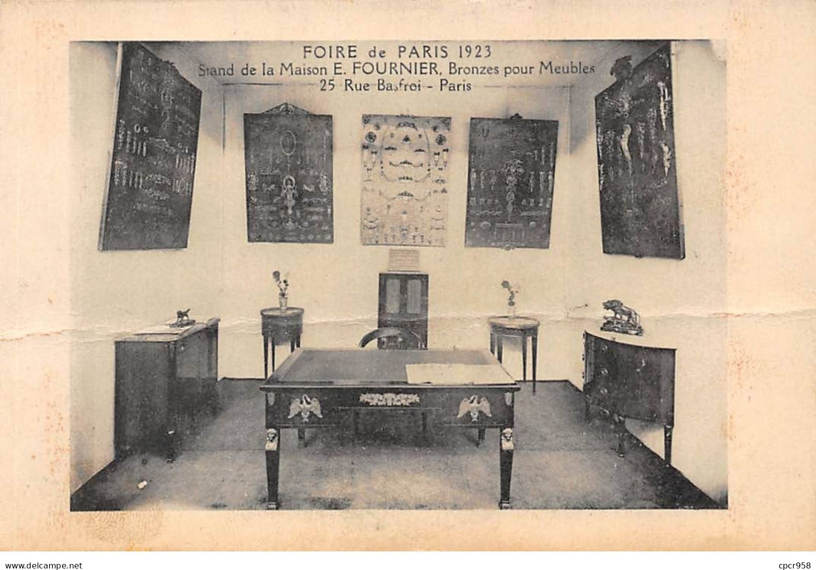 75011 - PARIS - SAN45218 - Foire De Paris 1923 - Stand De La Maison E. Fournier - En L'état - Pli Important - Paris (11)