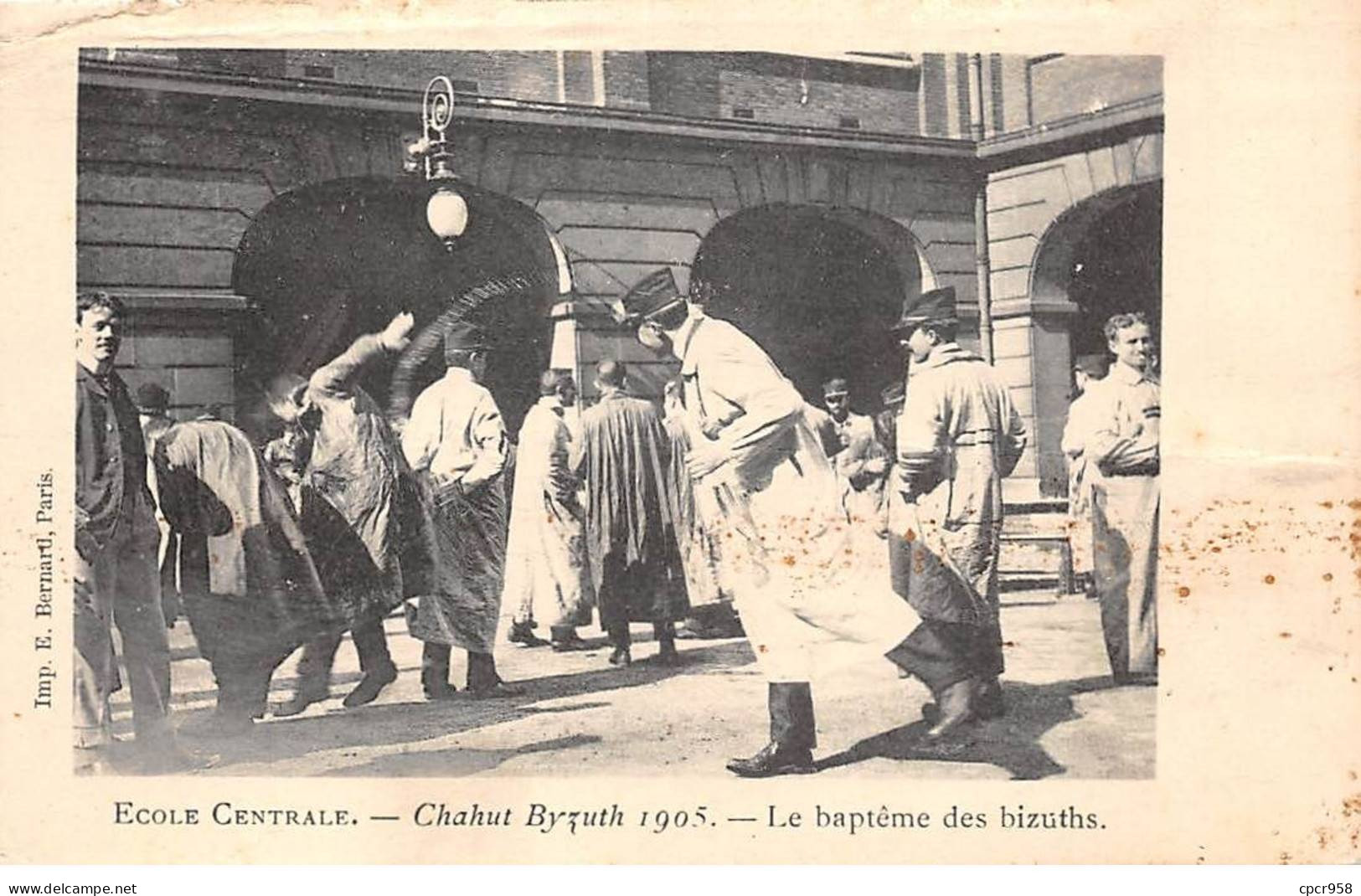 75017 - PARIS - SAN45247 - Chahut Byzuth 1905 - Le Baptême Des Bizuths- Ecole Centrale - Arrondissement: 17