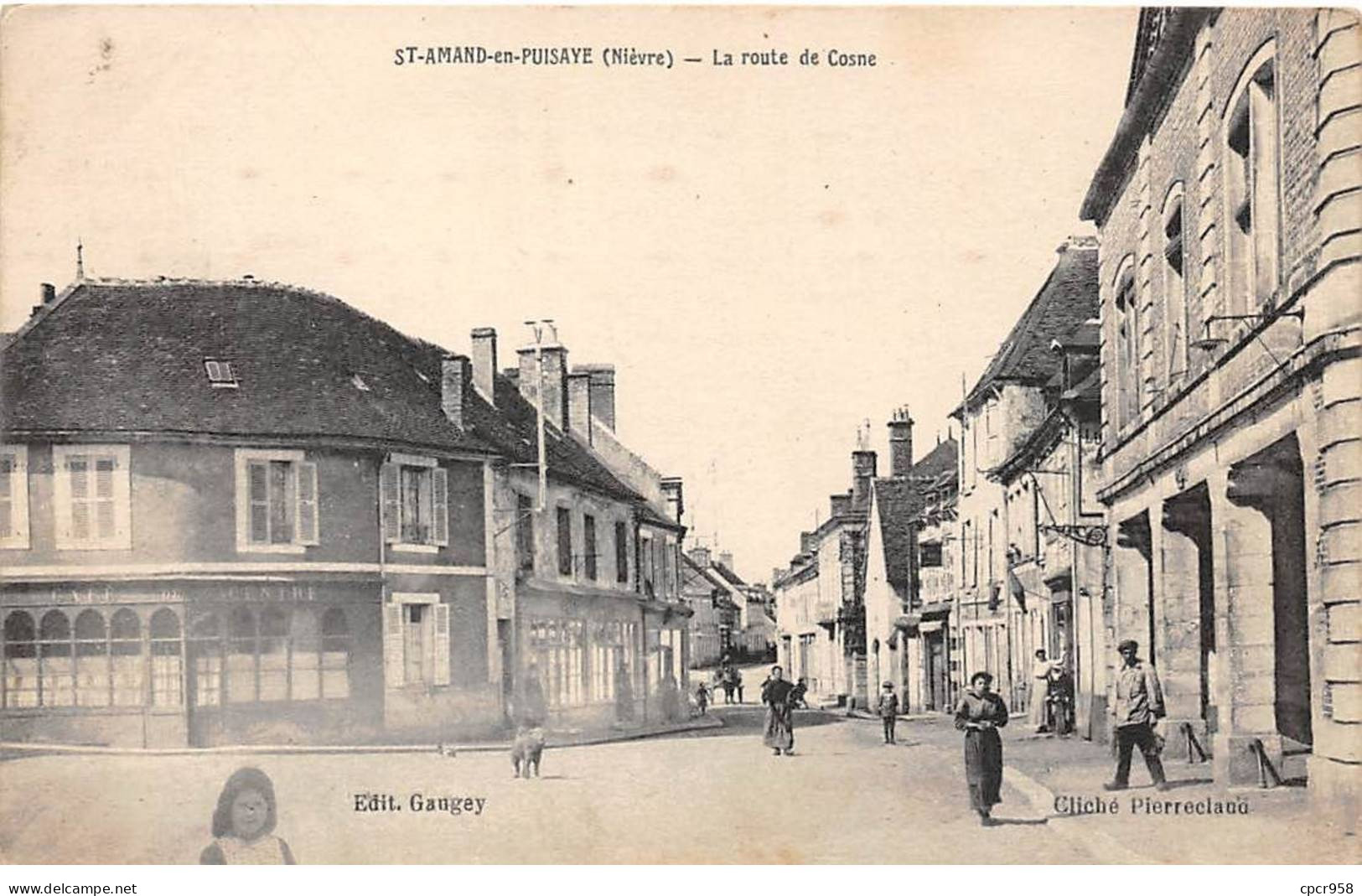 58 - ST AMAND EN PUISAYE - SAN55298 - La Route De Cosne - Saint-Amand-en-Puisaye
