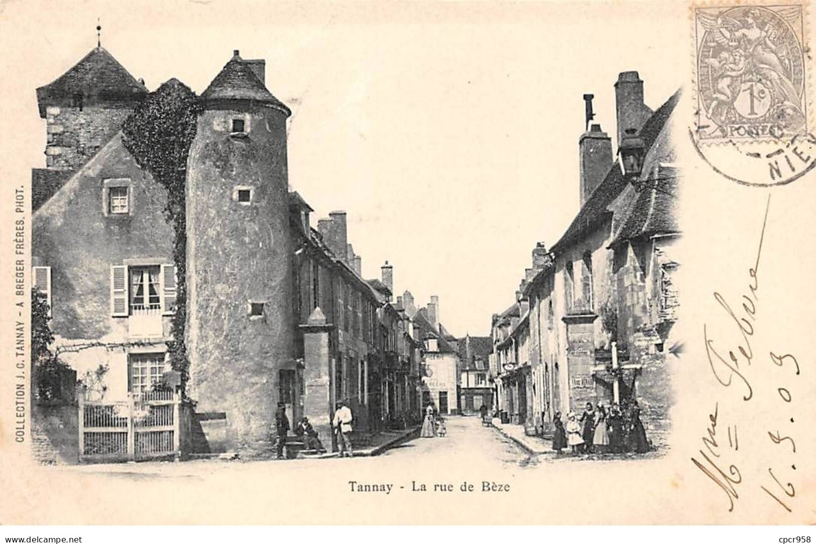 58 - TANNAY - SAN55312 - La Rue De Bèze - Tannay