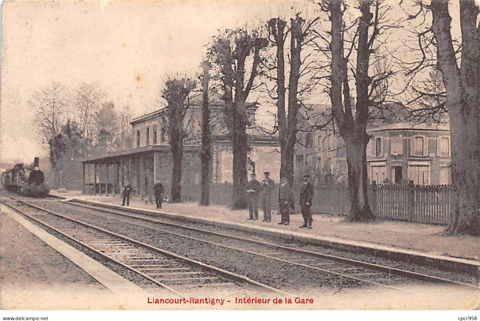 60 - LIANCOURT RANTIGNY - SAN55370 - Intérieur De La Gare  - Train - Liancourt