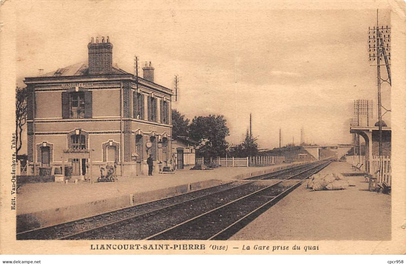 60 - LIANCOURT SAINT PIERRE - SAN55366 - La Gare Prise Du Quai - Liancourt