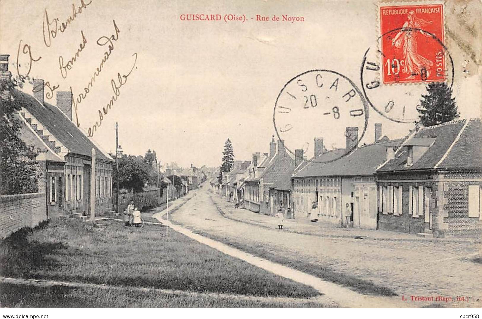 60 - GUISCARD - SAN55401 - Rue De Noyon - Guiscard