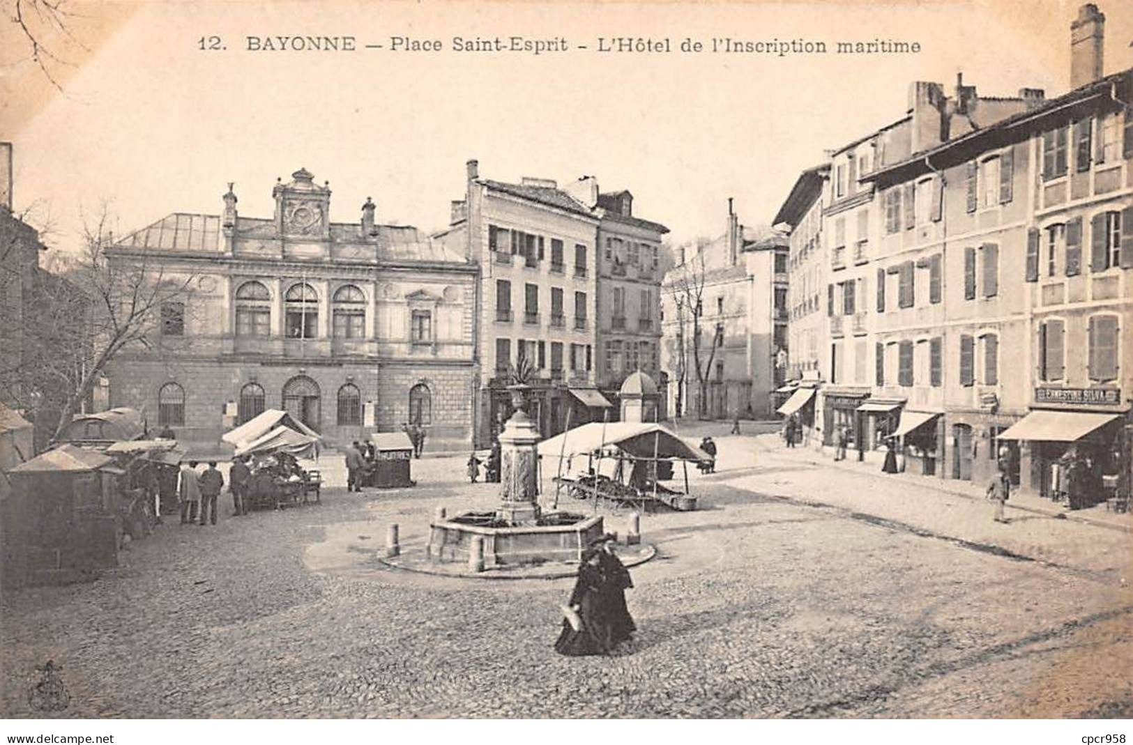 64 - BAYONNE - SAN55523 - Place Saint Esprit - L'Hôtel De L'Inscription Maritime - Bayonne
