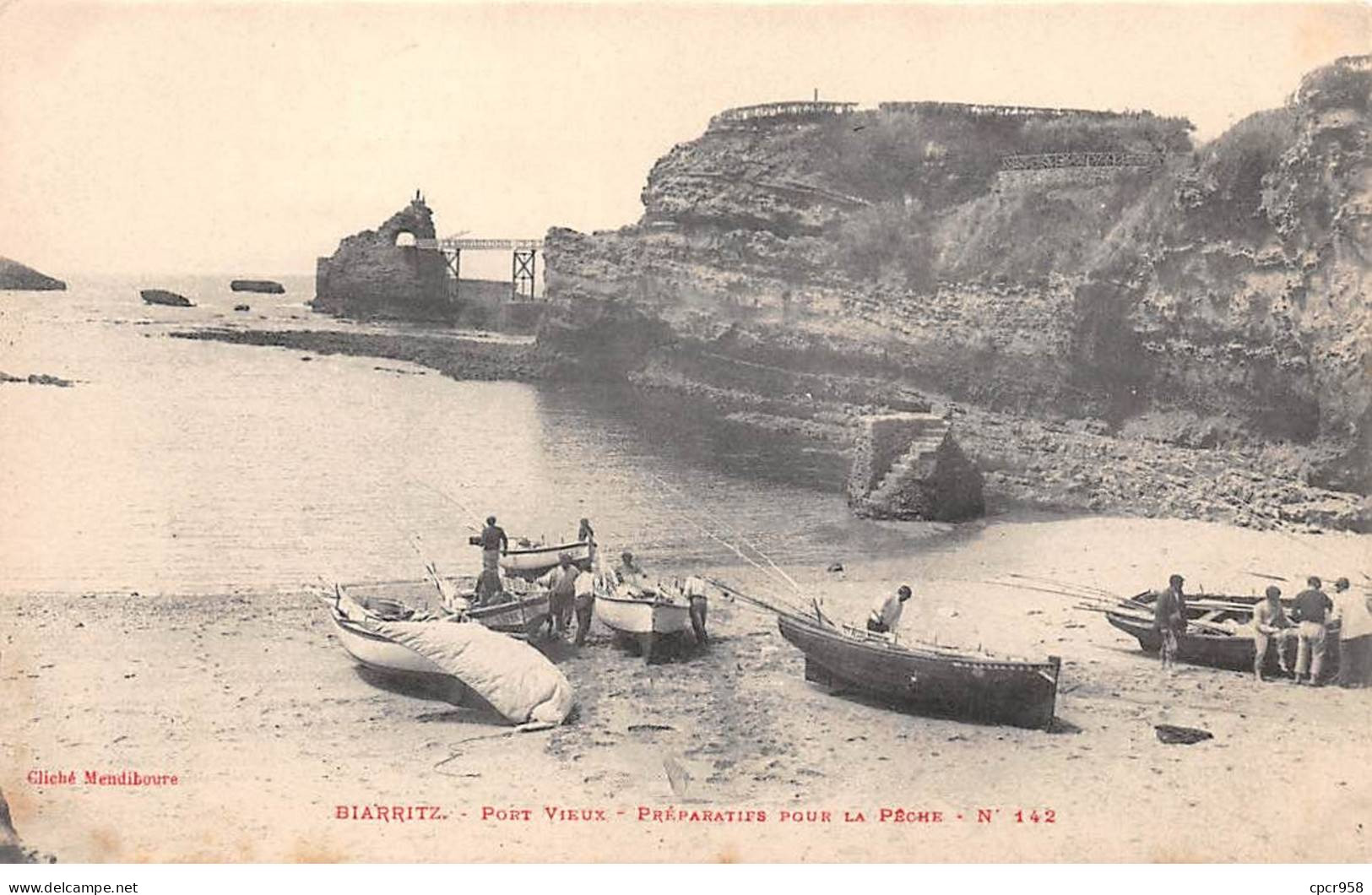 64 - BIARRITZ - SAN55529 - Port Vieux - Préparatifs Pour La Pêche - Biarritz