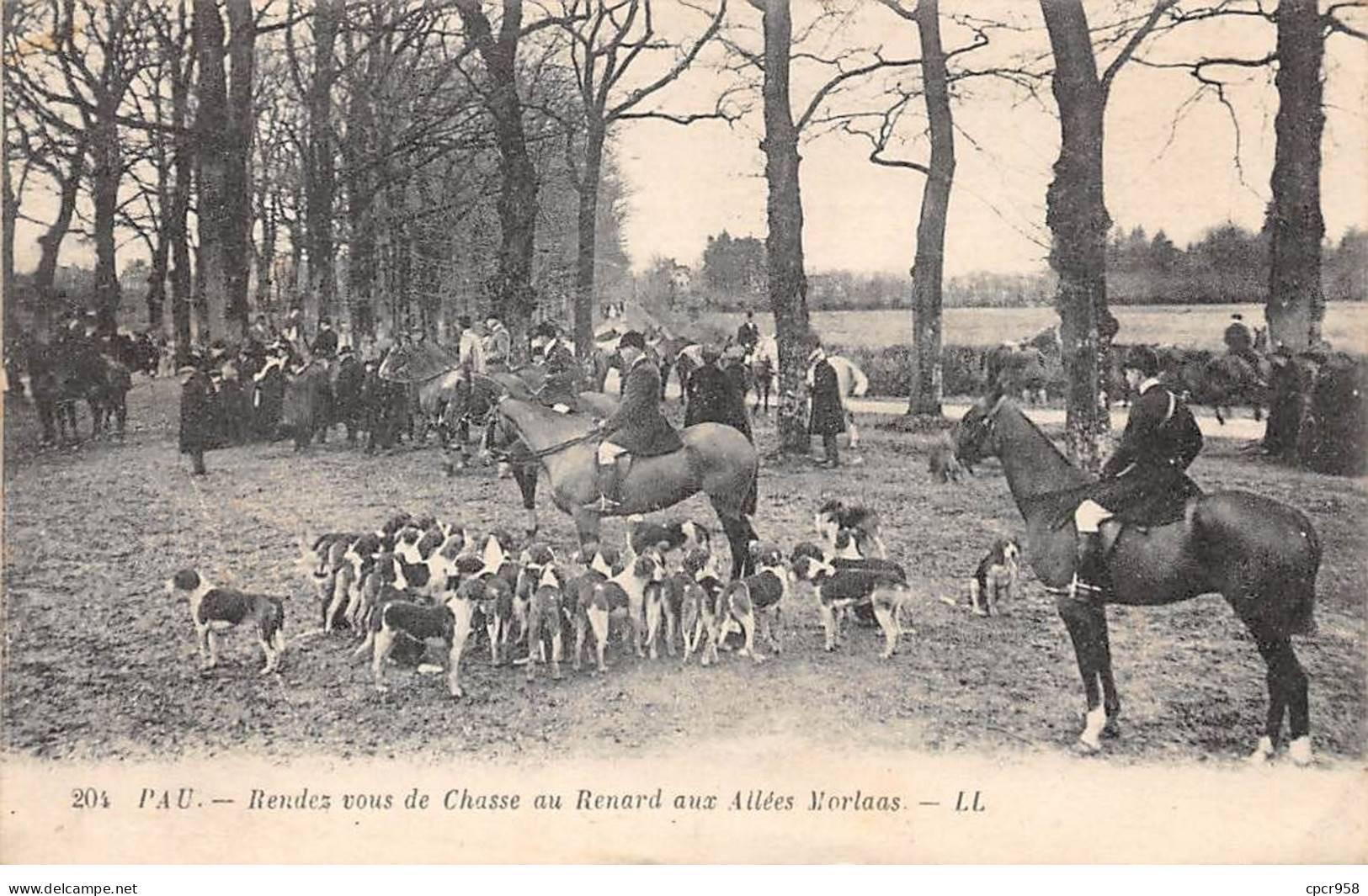 64 - PAU - SAN55532 - Rendez Vous De Chasse Au Renard Aux Allées Morlaas - Pau