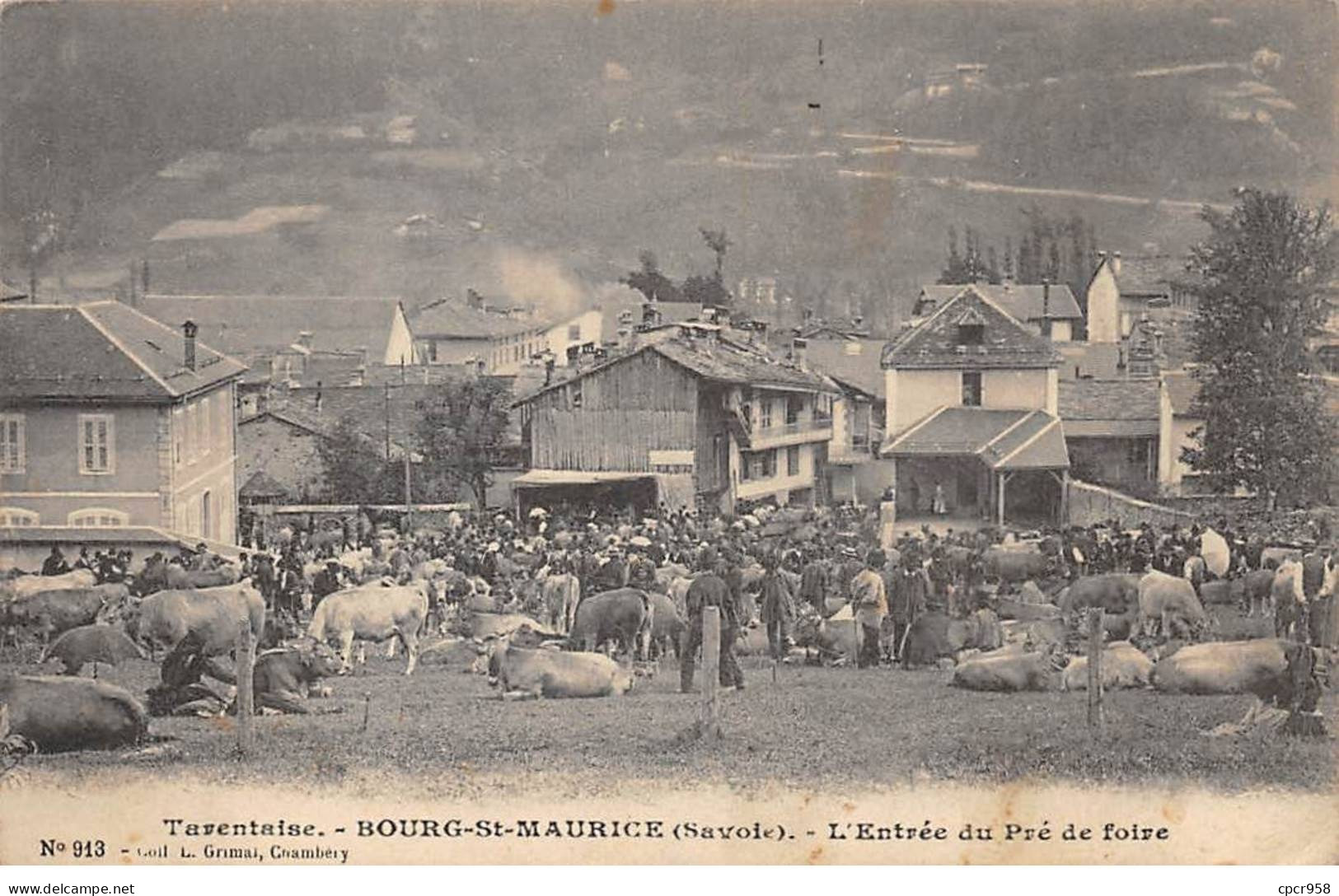 73 - BOURG ST MAURICE - SAN55628 - Tarentaise - L'Entrée Du Pré De Foire - Bourg Saint Maurice