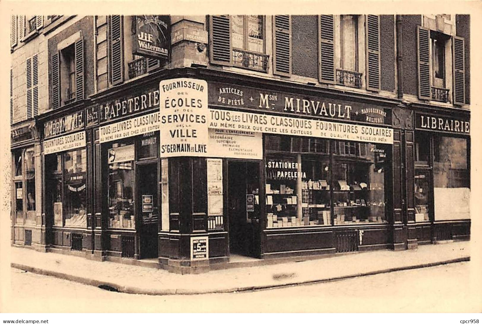 78 - SAINT GERMAIN EN LAYE - SAN57411 - Maison Mirvault - Rue Au Pain - St. Germain En Laye