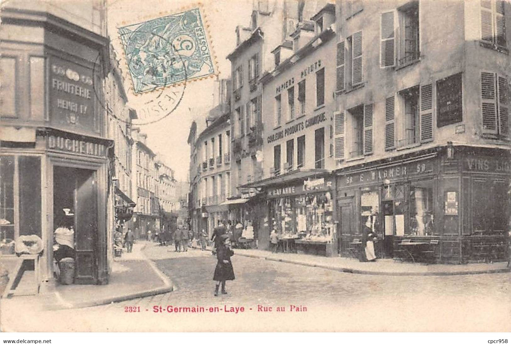 78 - SAINT GERMAIN EN LAYE - SAN57418 - Rue Au Pain - St. Germain En Laye