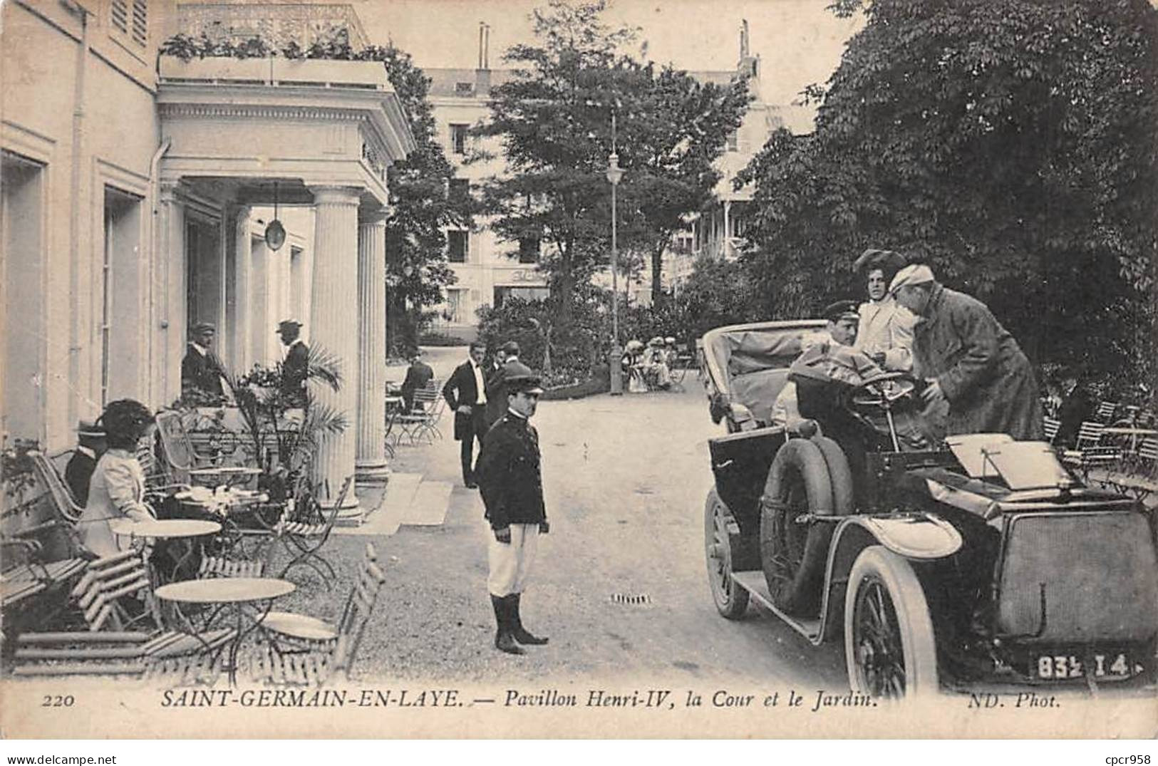 78 - SAINT GERMAIN EN LAYE - SAN57431 - Pavillon Henri IV - La Cour Et Le Jardin - St. Germain En Laye