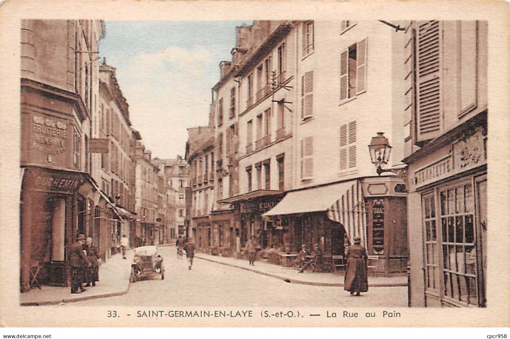 78 - SAINT GERMAIN EN LAYE - SAN57451 - La Rue Au Pain - St. Germain En Laye