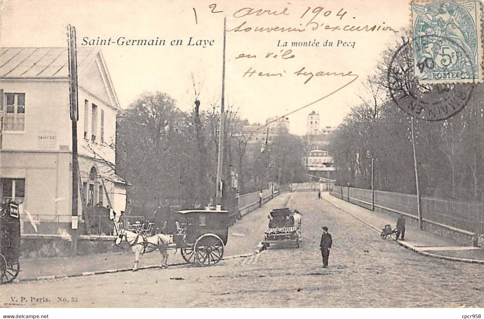 78 - SAINT GERMAIN EN LAYE - SAN57469 - La Montée Du Pecq - St. Germain En Laye