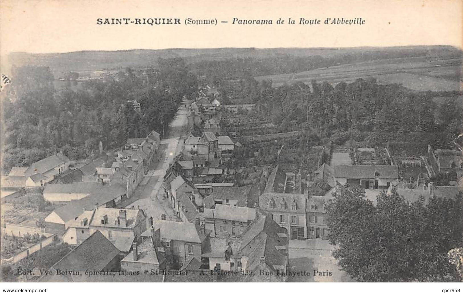 80 - SAINT RIQUIER - SAN57481 - Panorama De La Route D'Abbeville - Saint Riquier