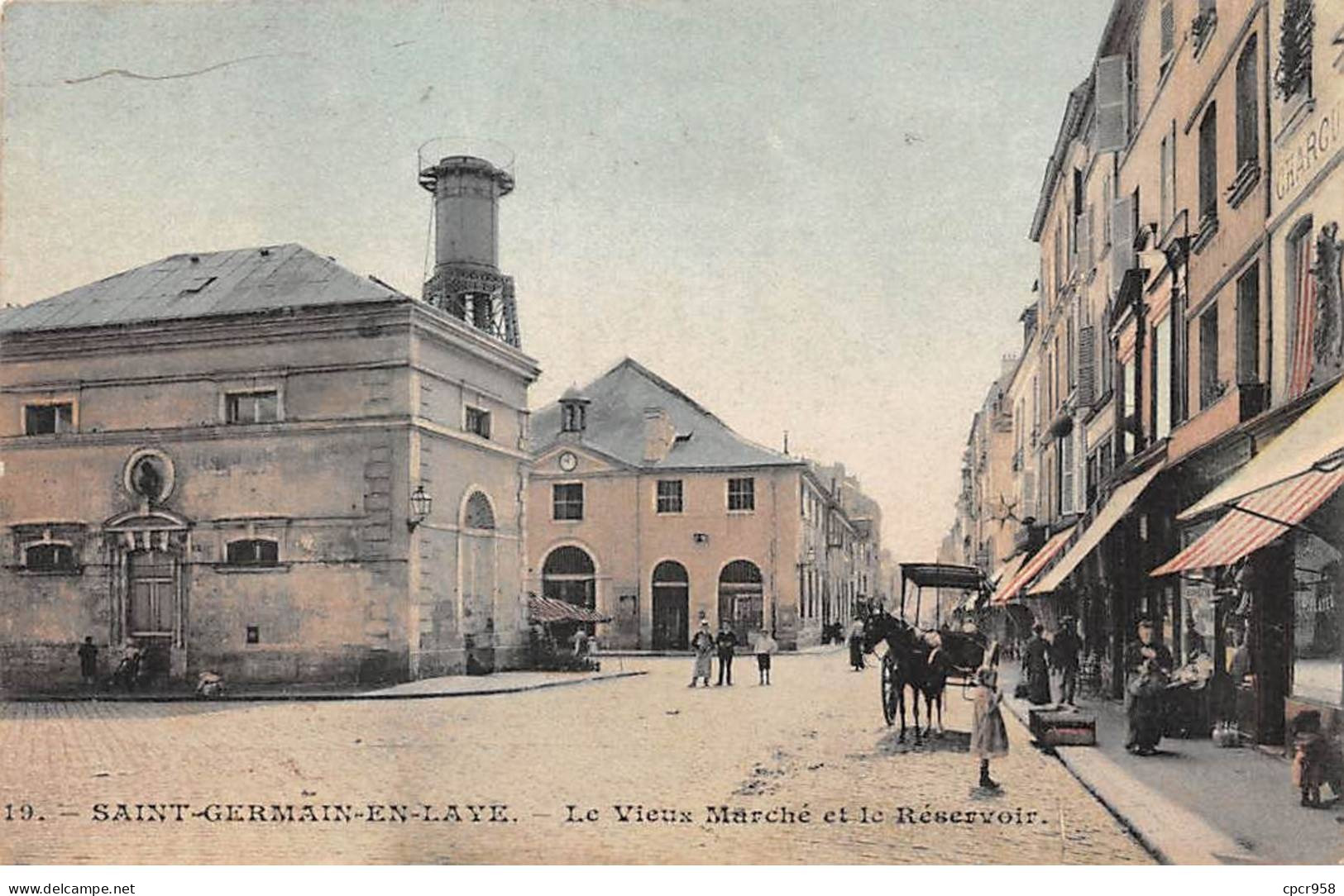 78 - SAINT GERMAIN EN LAYE - SAN57471 - Le Vieux Marché Et Le Réservoir - St. Germain En Laye