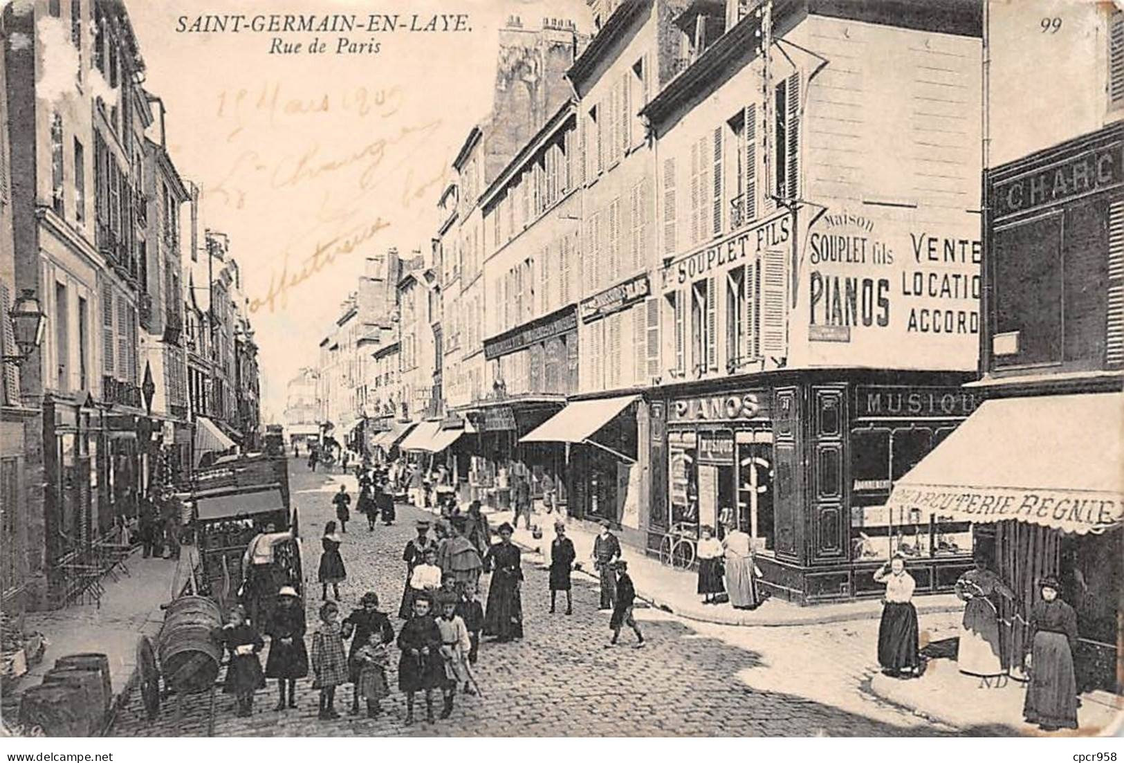 78 - SAINT GERMAIN EN LAYE - SAN57470 - Rue De Paris - St. Germain En Laye