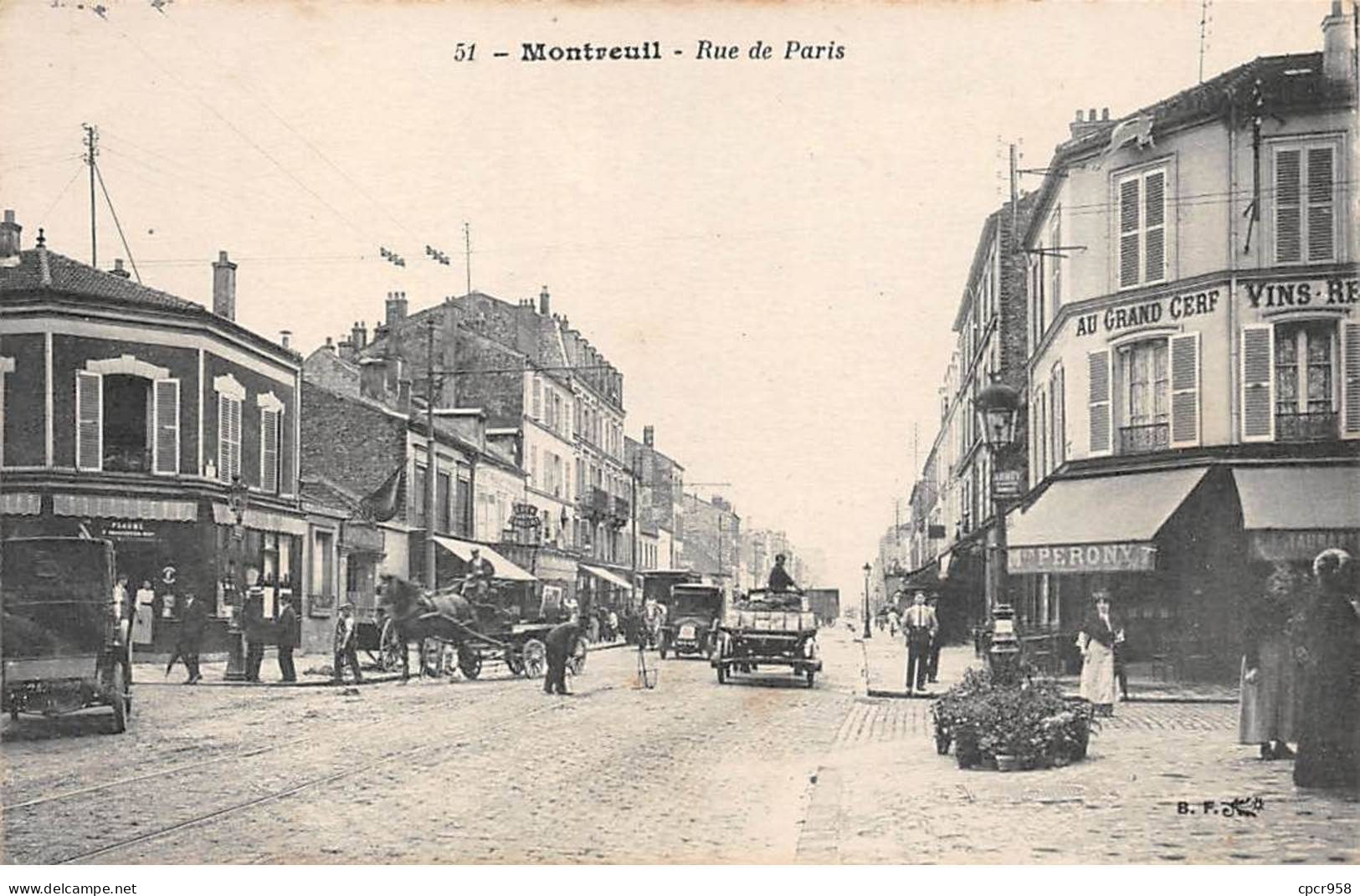 93 - MONTREUIL - SAN57509 - Rue De Paris - Montreuil