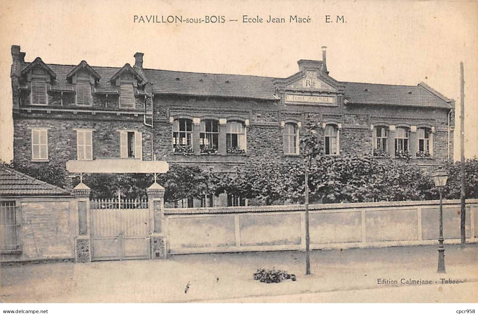 93 - PAVILLON SOUS BOIS - SAN57526 - Ecole Jean Macé - Les Pavillons Sous Bois