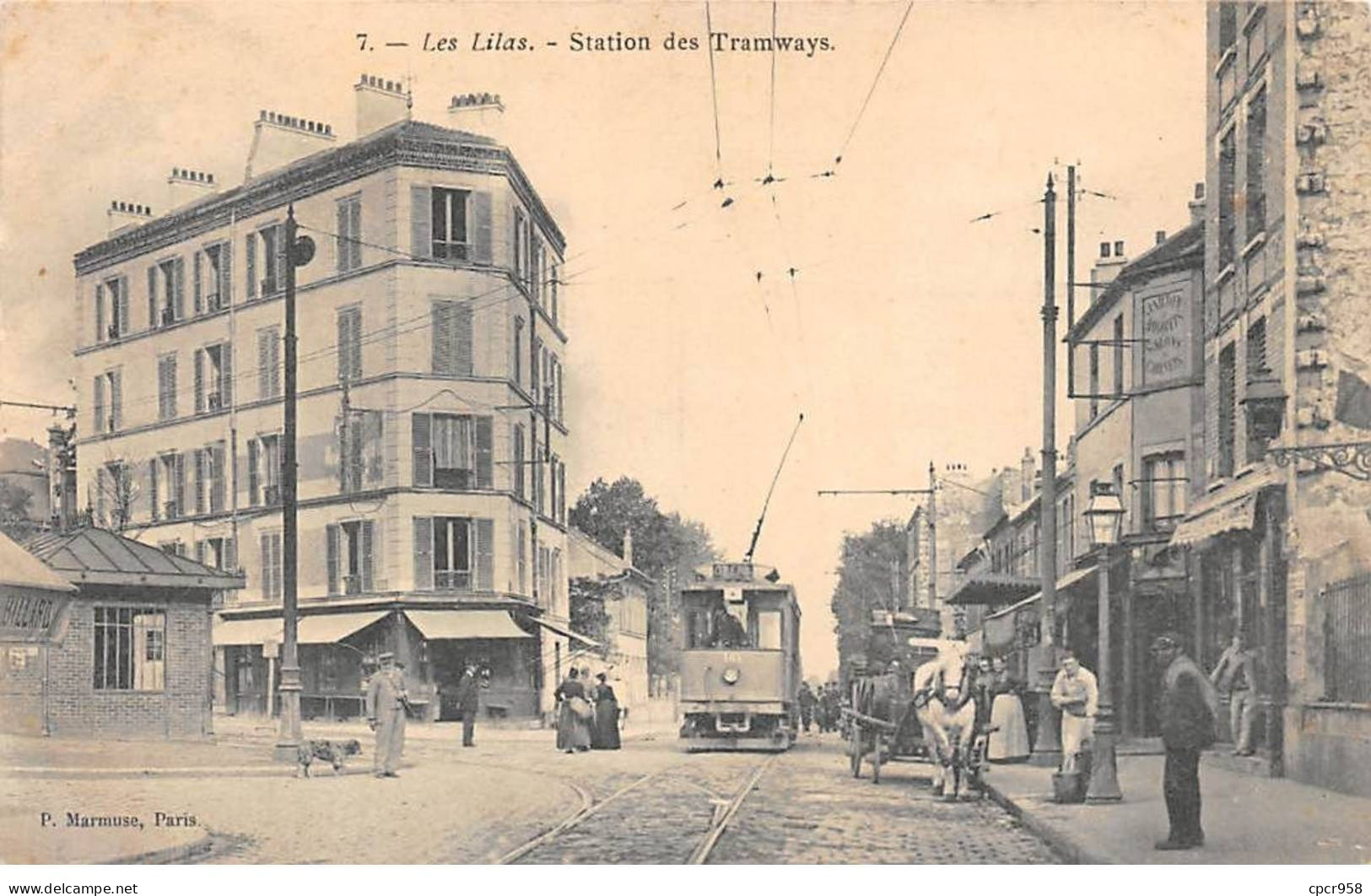 93 - LES LILAS - SAN57572 - Station Des Tramways - Les Lilas