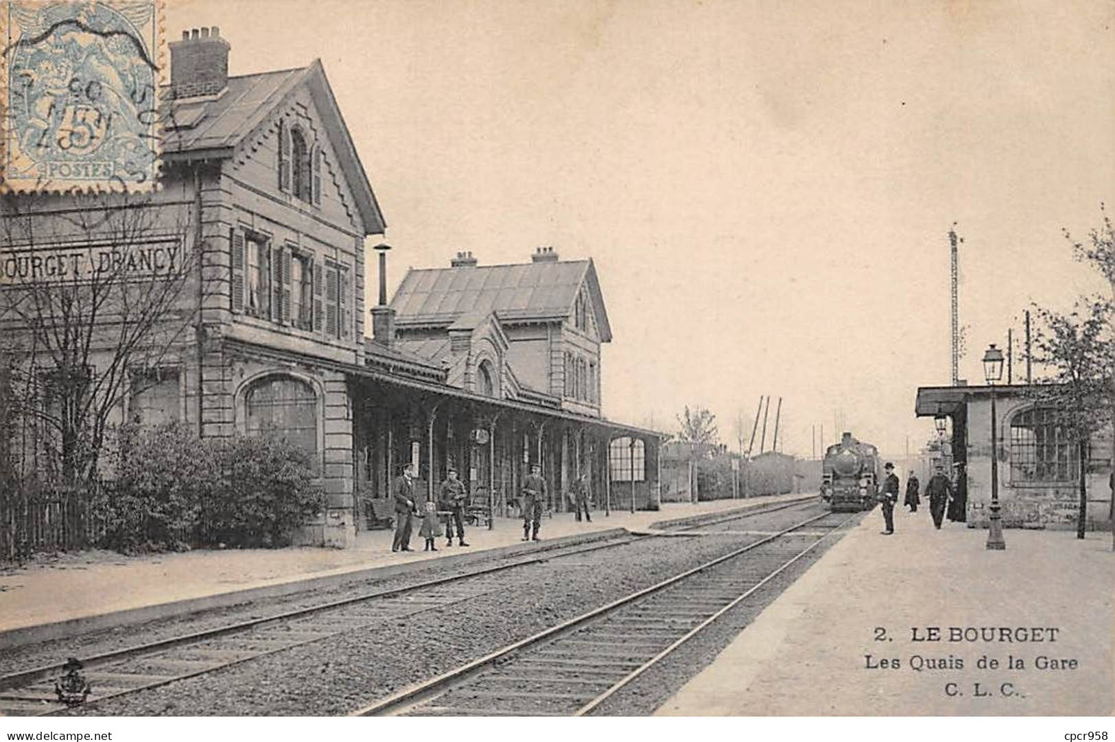 93 - LE BOURGET - SAN57583 - Les Quais De La Gare - Train - Le Bourget
