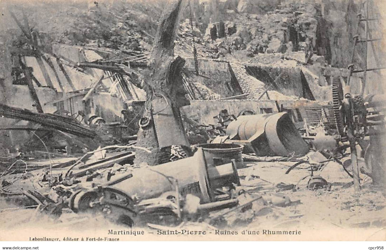 MARTINIQUE - SAN53685 - Saint Pierre - Ruines D'une Rhummerie - Autres & Non Classés