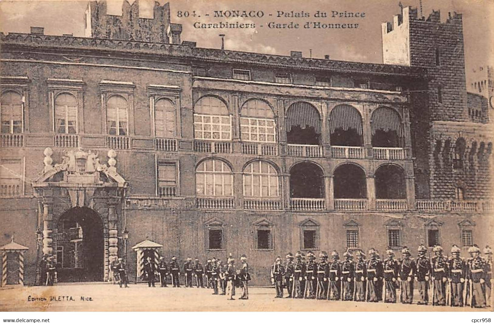 MONACO - SAN53689 - Palais Du Prince Carabiniers - Garde D'Honneur - Autres & Non Classés