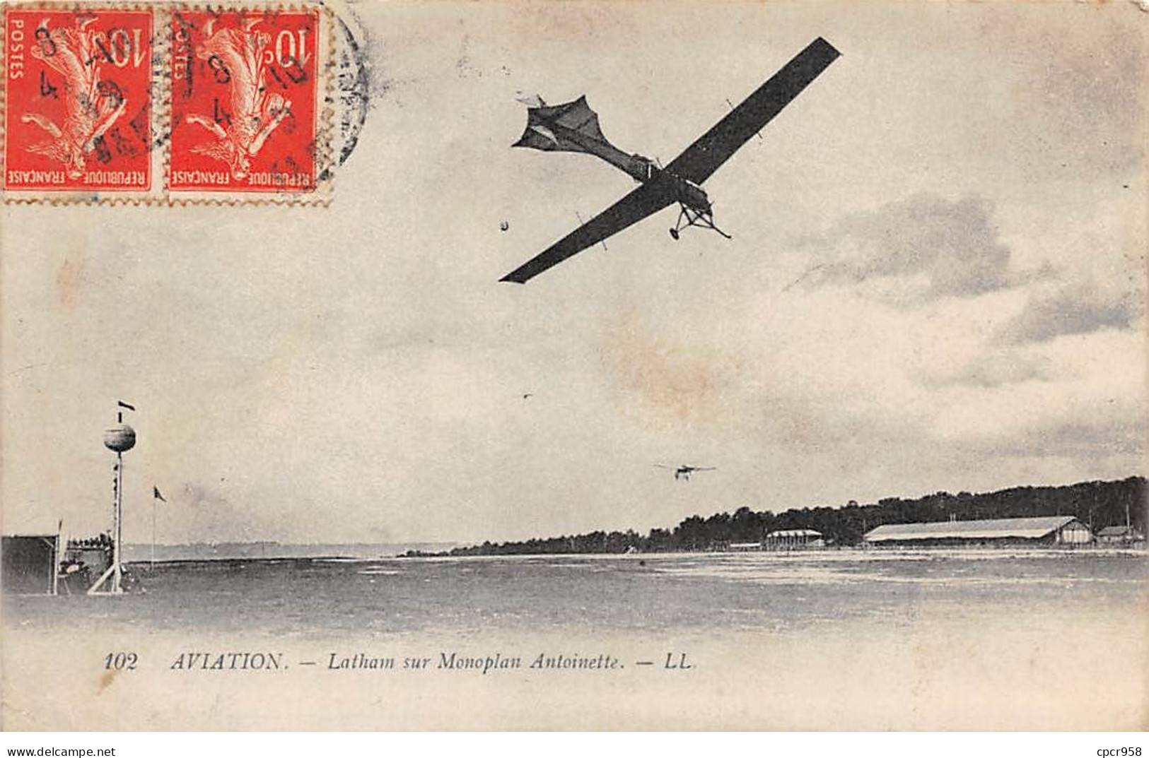 AVIATION - SAN53971 - Latham Sur Monoplan Antoinette - Aviatori