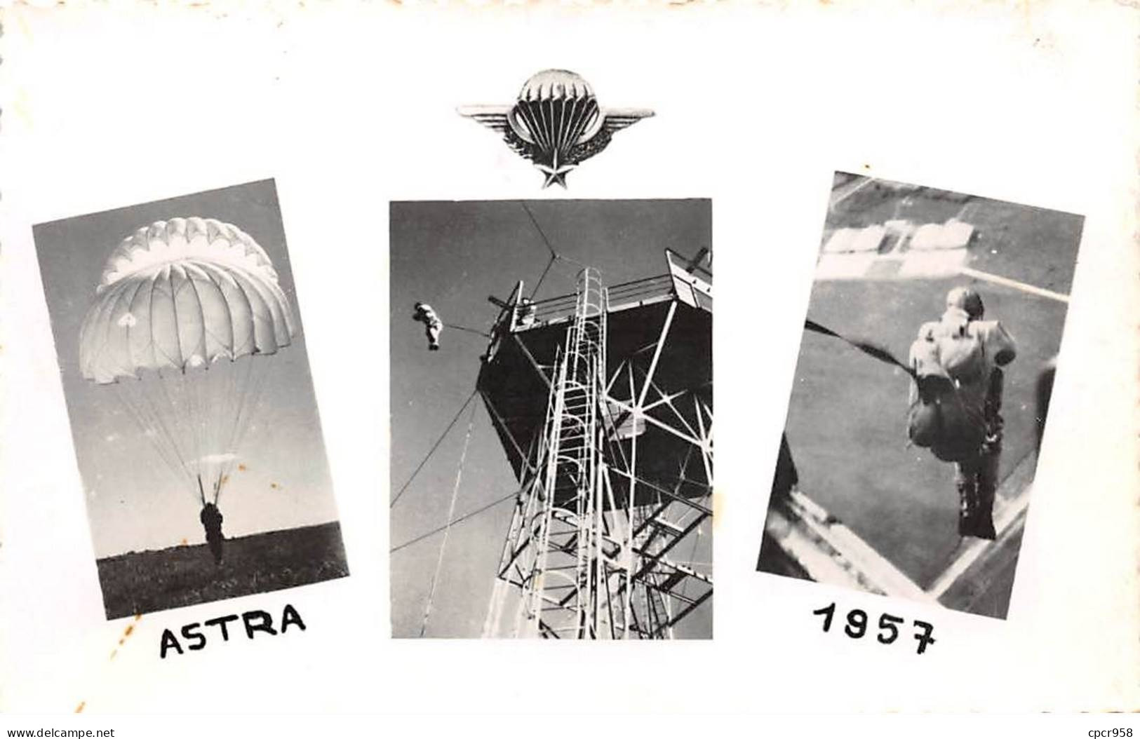 AVIATION - SAN53972 - Parachutisme - Astra - 1957 - Parachutting