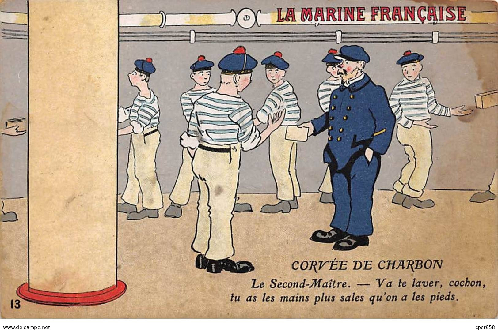 HUMOUR - SAN54048 - La Marine Française - Corvée De Charbon - Humor