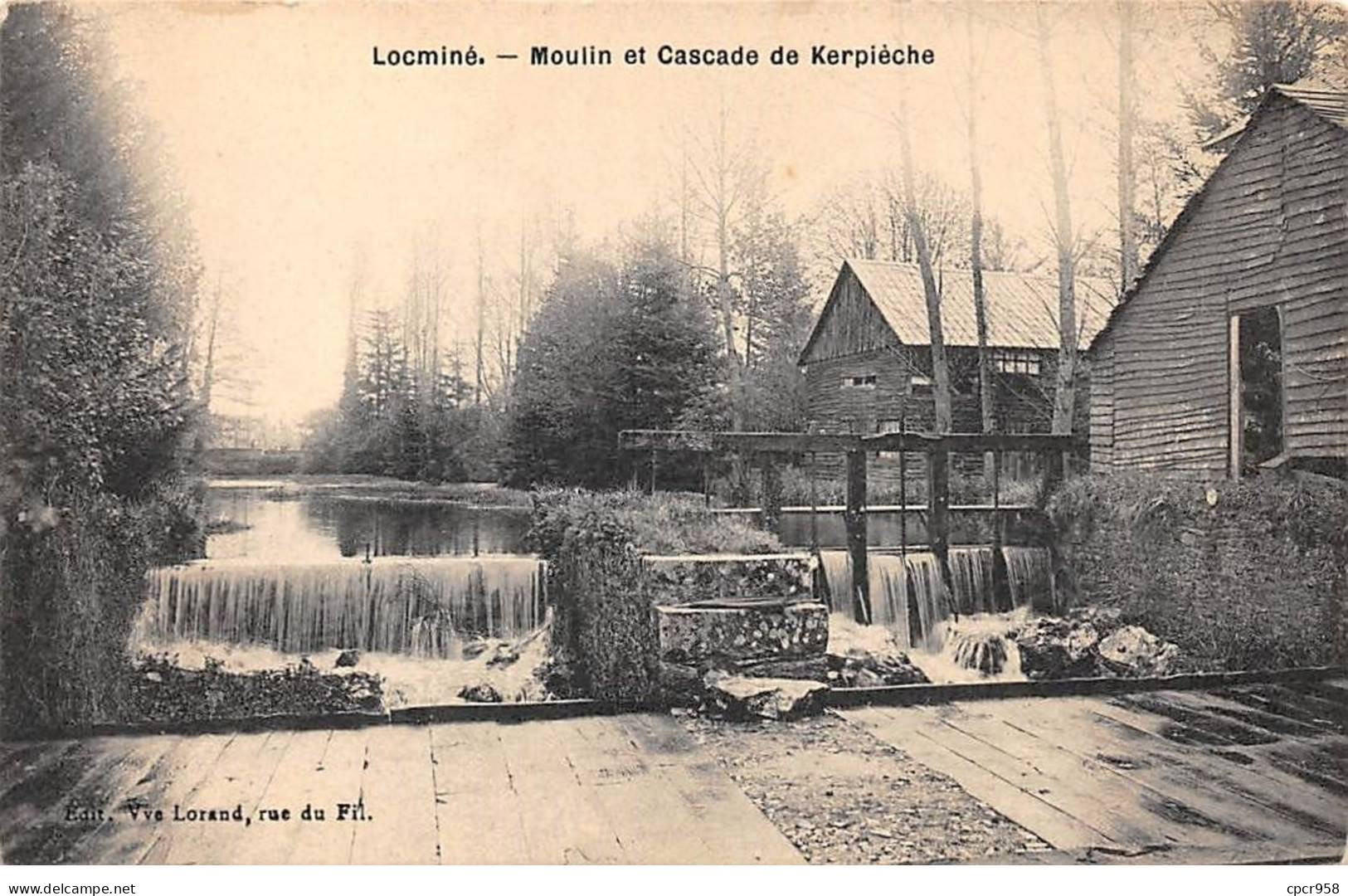 56 - LOCMINE - SAN55209 - Moulin Et Cascade De Kerpièche - Locmine