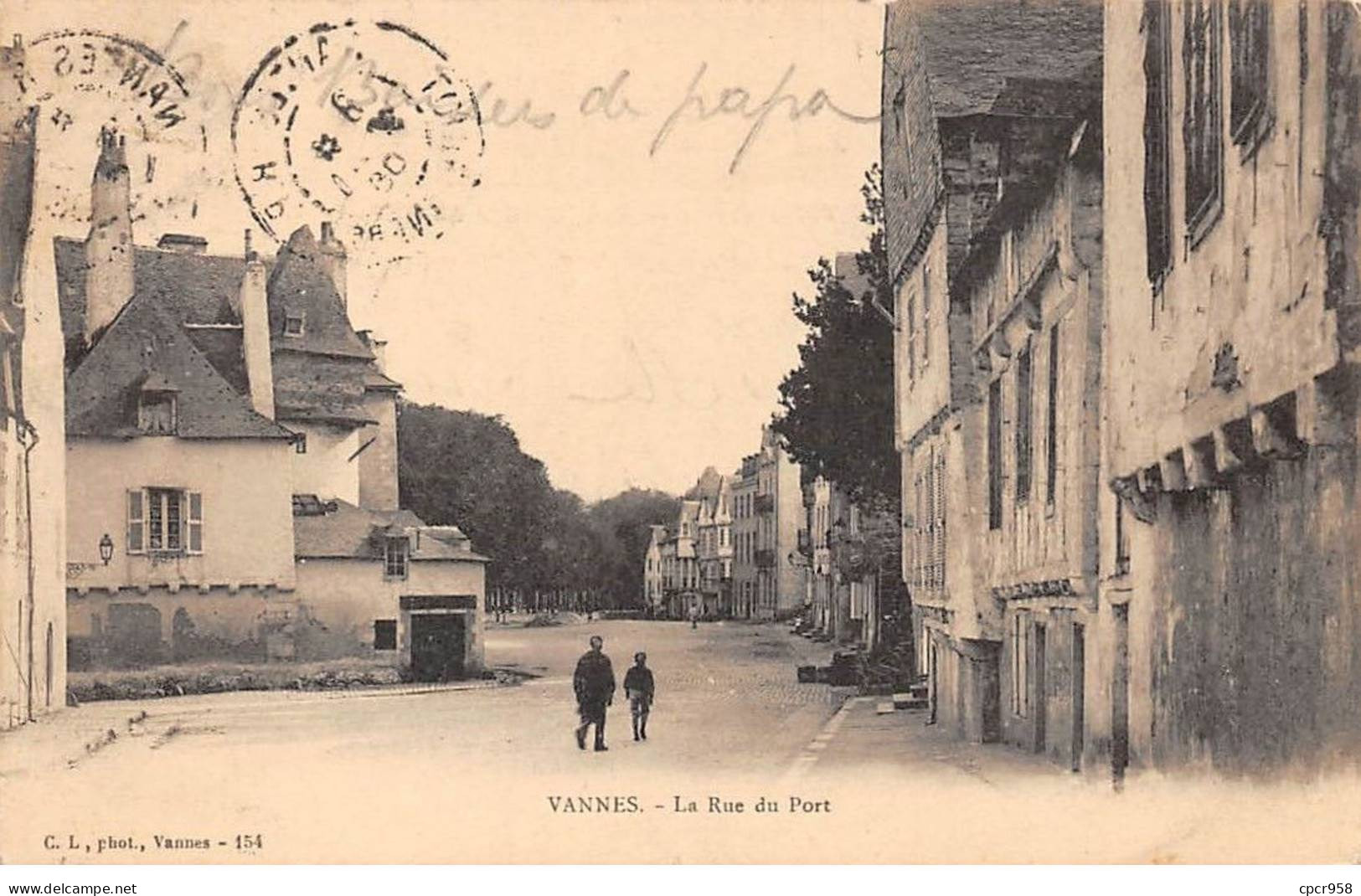 56 - VANNES - SAN55256 - La Rue Du Port - Vannes