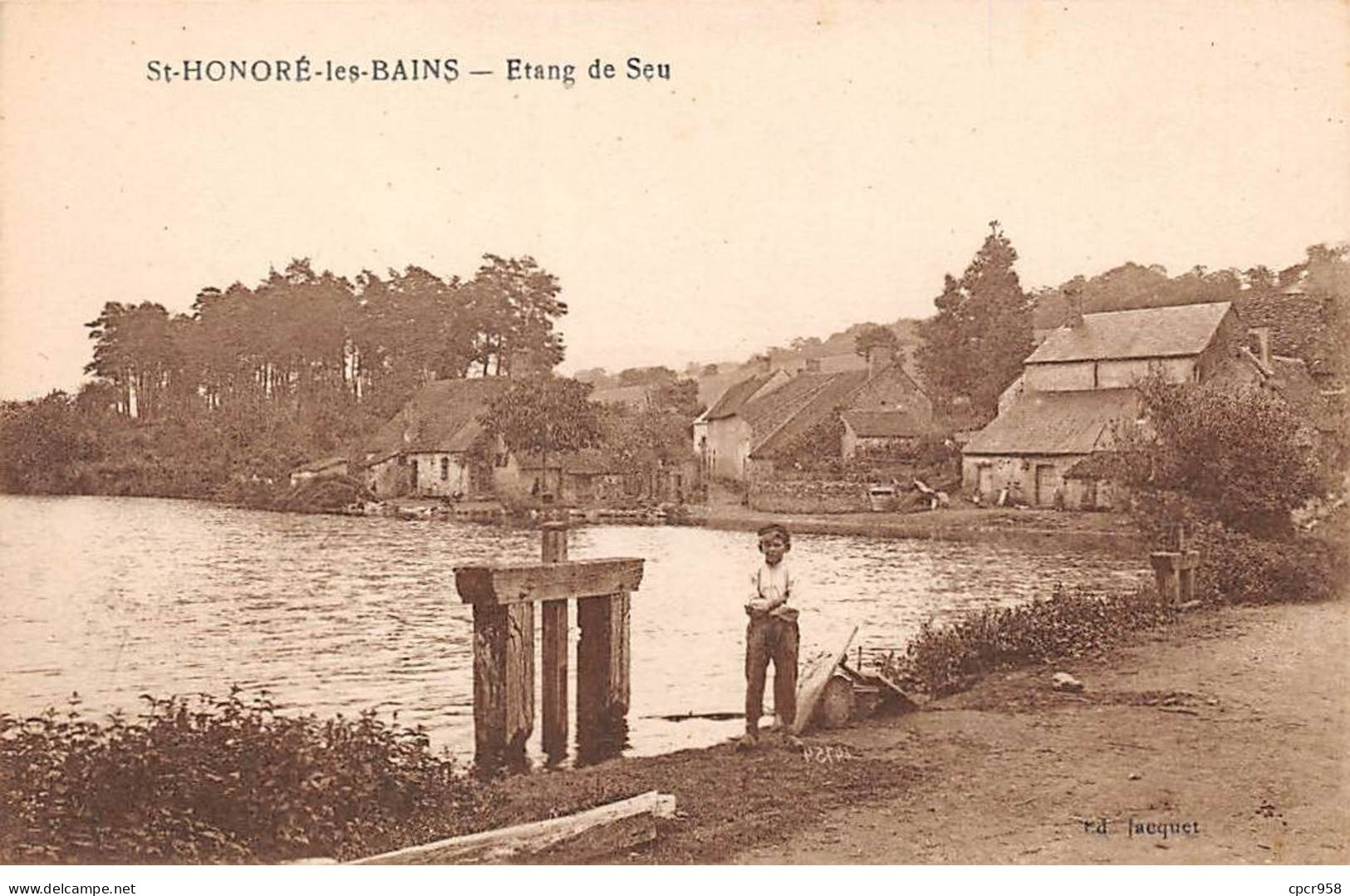 58 - SAINT HONORE LES BAINS - SAN55285 - Etang De Seu - Saint-Honoré-les-Bains