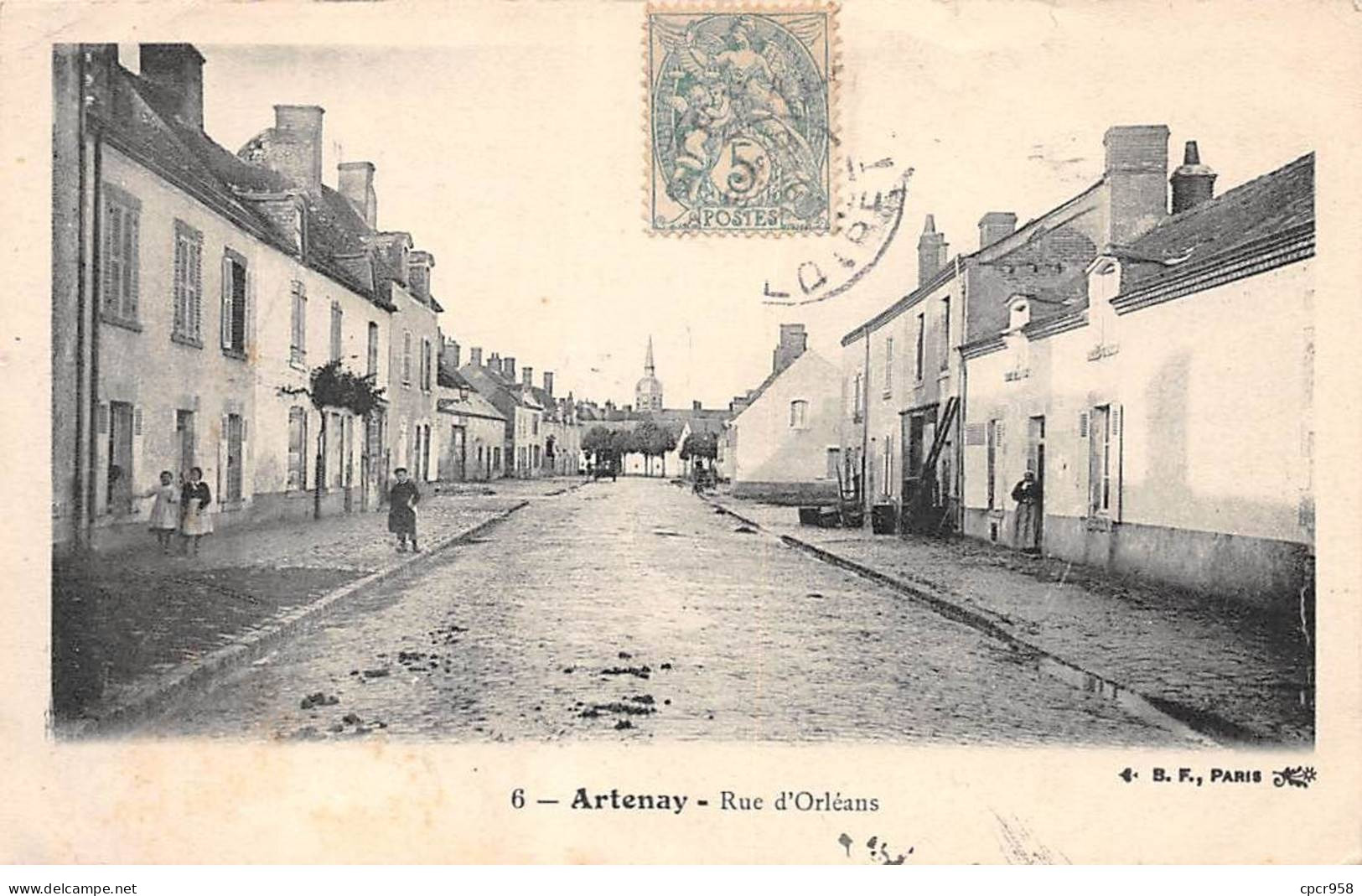 45 - ARTHENAY - SAN51668 - Rue D'Orléans - En L'état - Artenay