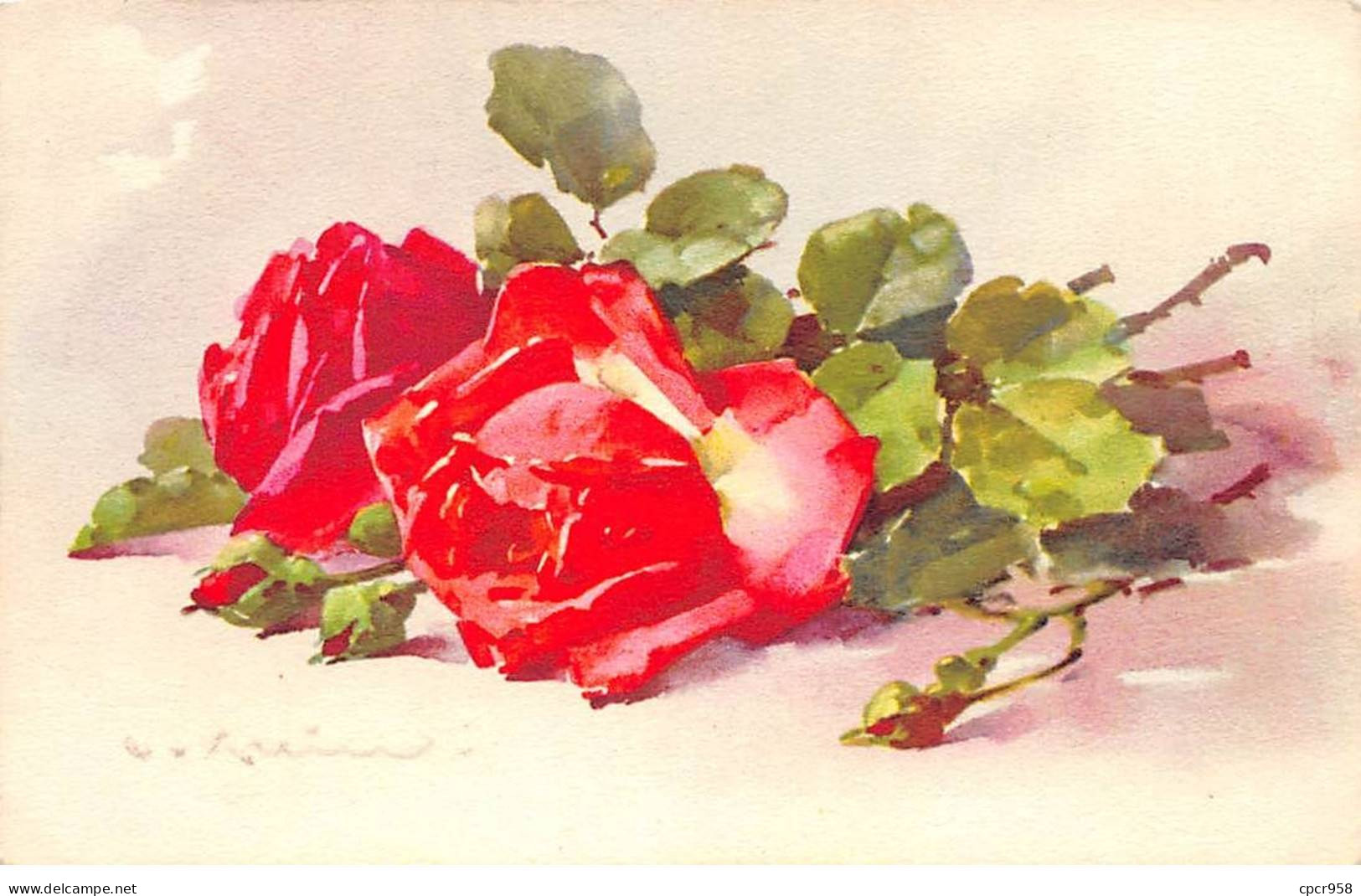 Illustrateurs - N°83836 - C. Klein - Roses - Klein, Catharina