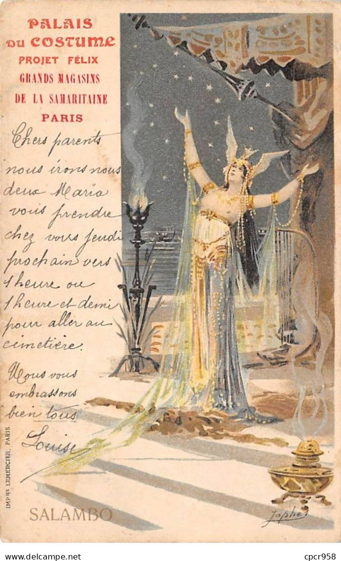 Illustrateurs - N°83876 - Genre Mucha ??? - Salambo - Palais Du Costume, Projet Félix Grands Magasins De La Samaritaine - Mucha, Alphonse