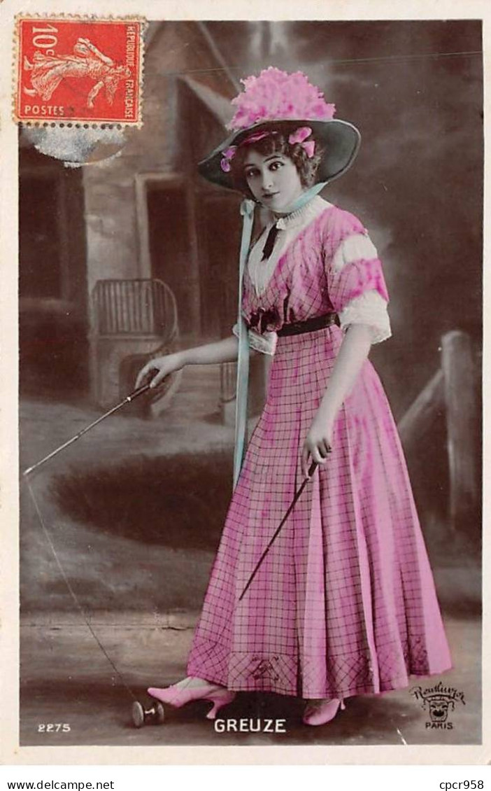 Artistes - N°83909 - Greuze Jouant Avec Un Diabolo - Reutlinger - Entertainers