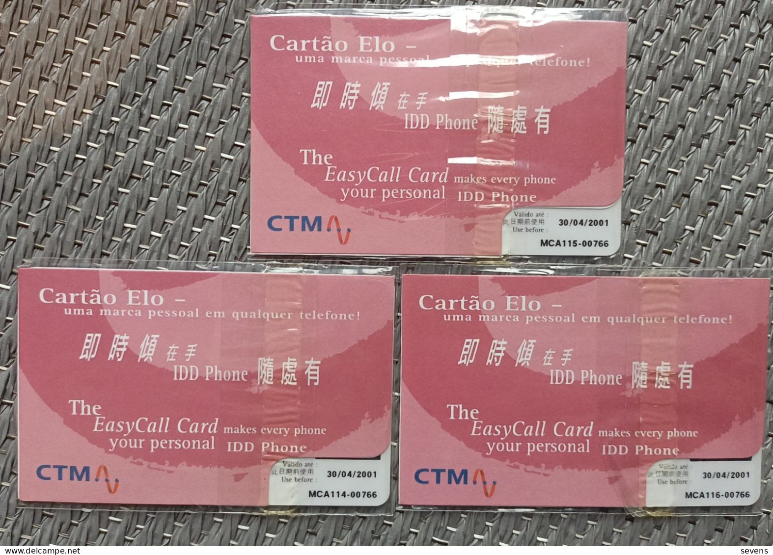 Limited Issued Prepaid Phonecard,MCA114/115/116  Macao In 18th Century, Set Of 3, Mint In Blister,all Series Number 766 - Macau