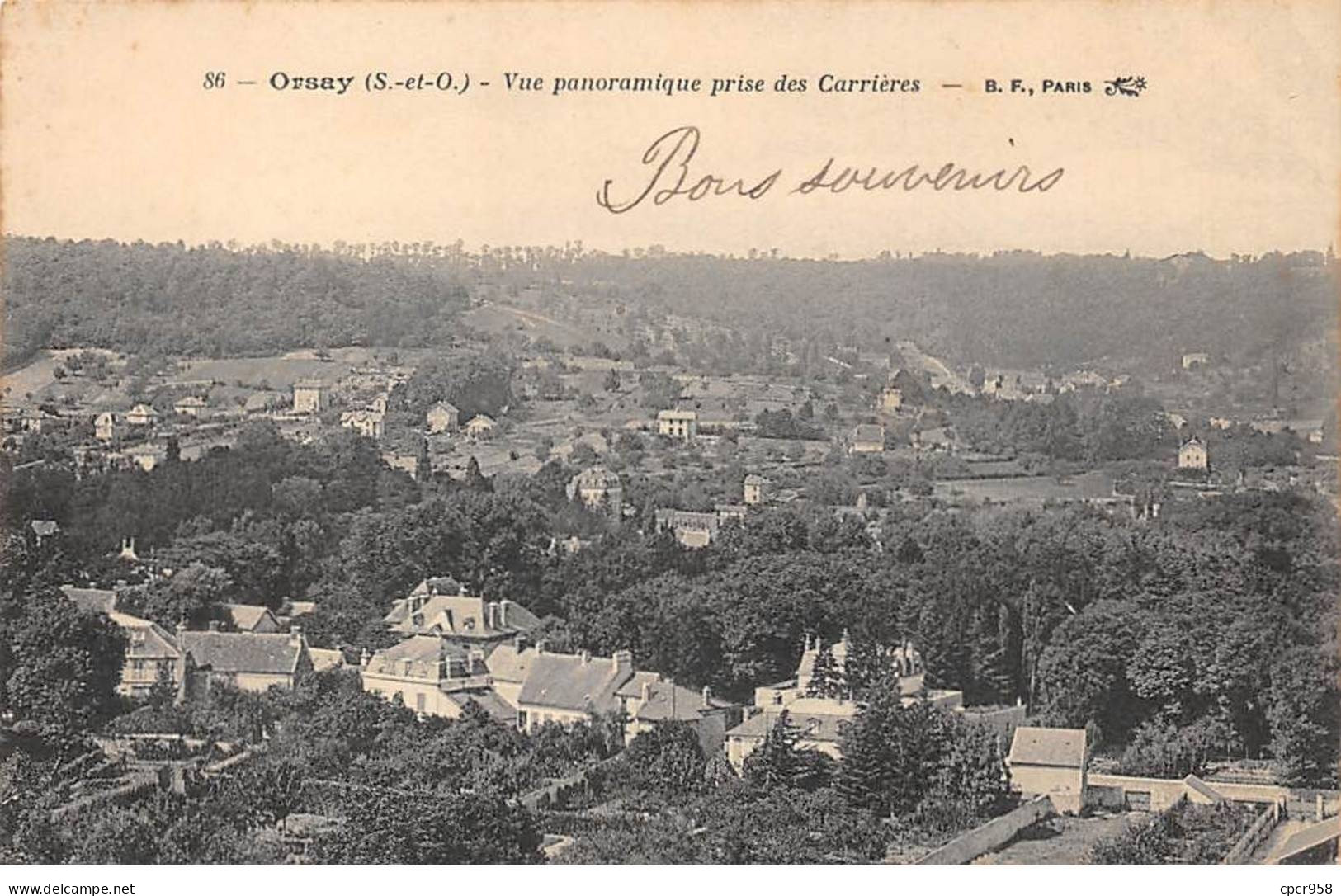 91 - ORSAY - SAN53496 - Vue Panoramique Prise Des Carrières - Orsay