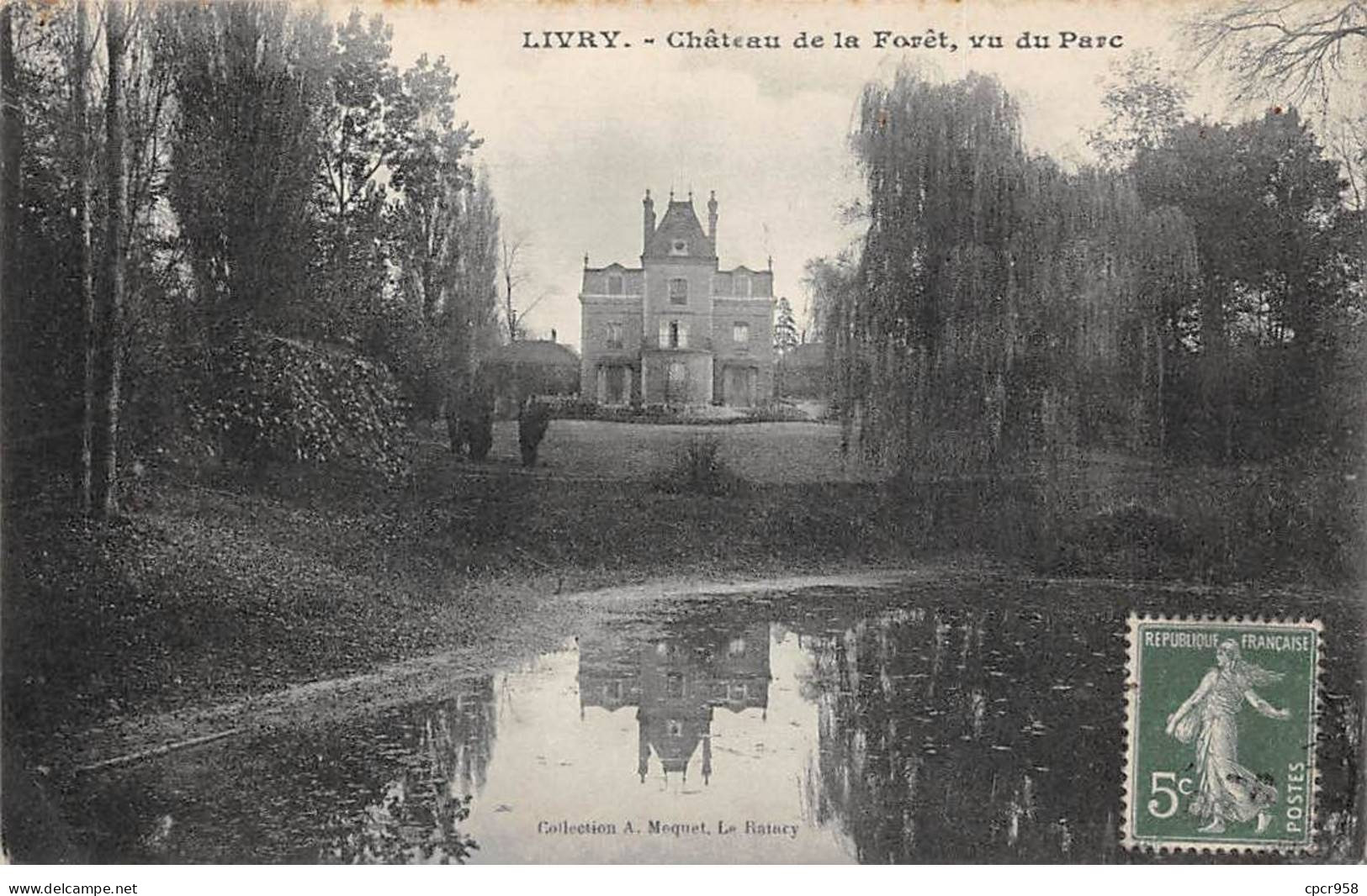 93 - LIVRY - SAN53526 - Château De La Forêt - Vu Du Parc - Livry Gargan