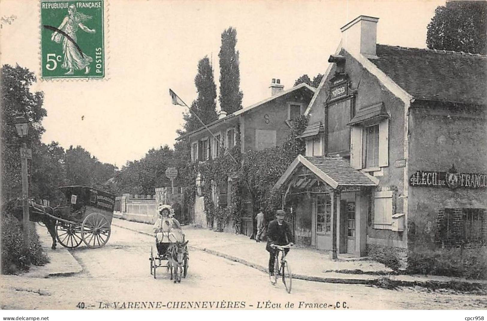 94 - LA VARENNE CHENNEVIERES - SAN53536 - L'Ecu De France - Chennevieres Sur Marne