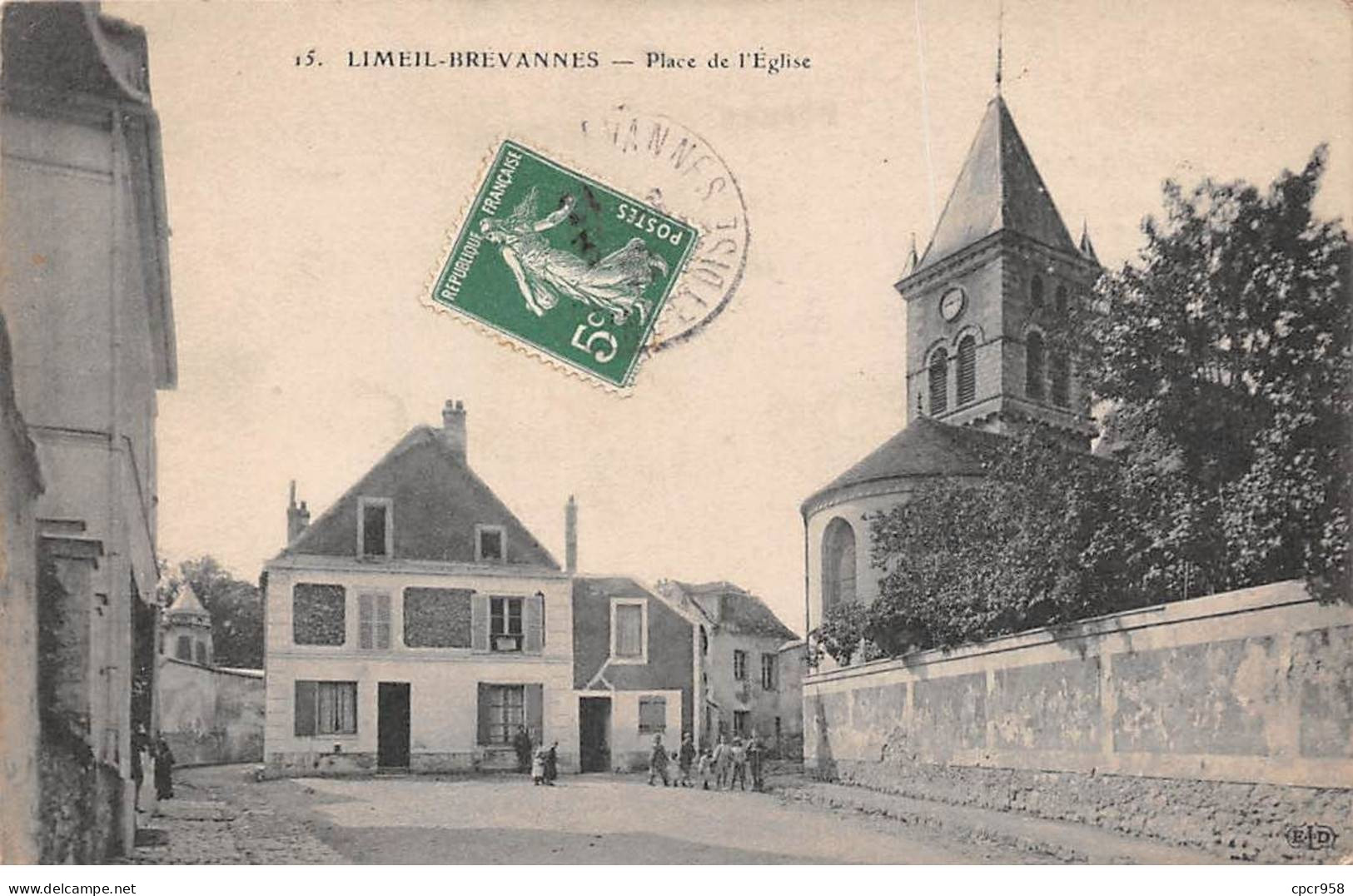 94 - LIMEIL BREVANNES - SAN53540 - Place De L'Eglise - Limeil Brevannes