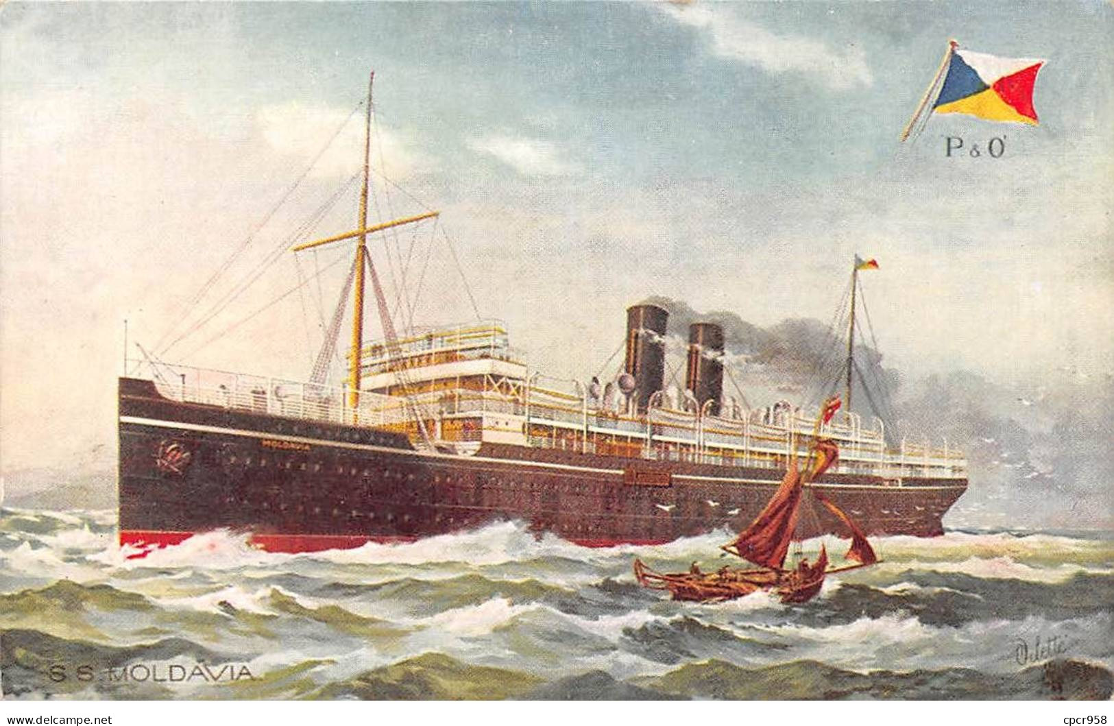 BATEAUX - SAN50945 - P&O - Celebrated Liners - Steamers