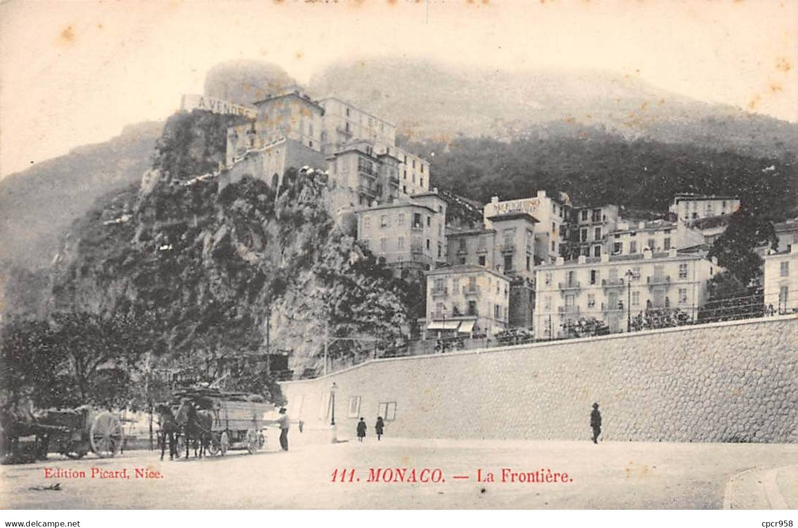 MONACO - SAN51089 - La Frontière - Monte-Carlo